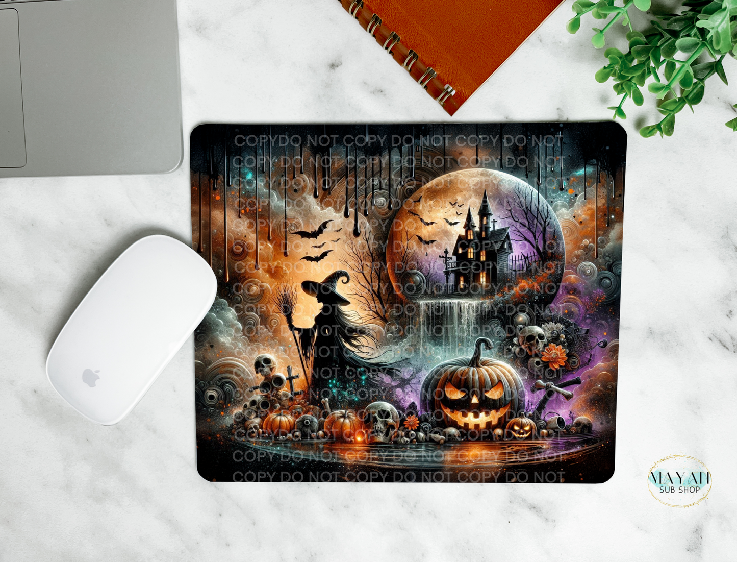 Halloween Mouse Pad - Mayan Craft Shop