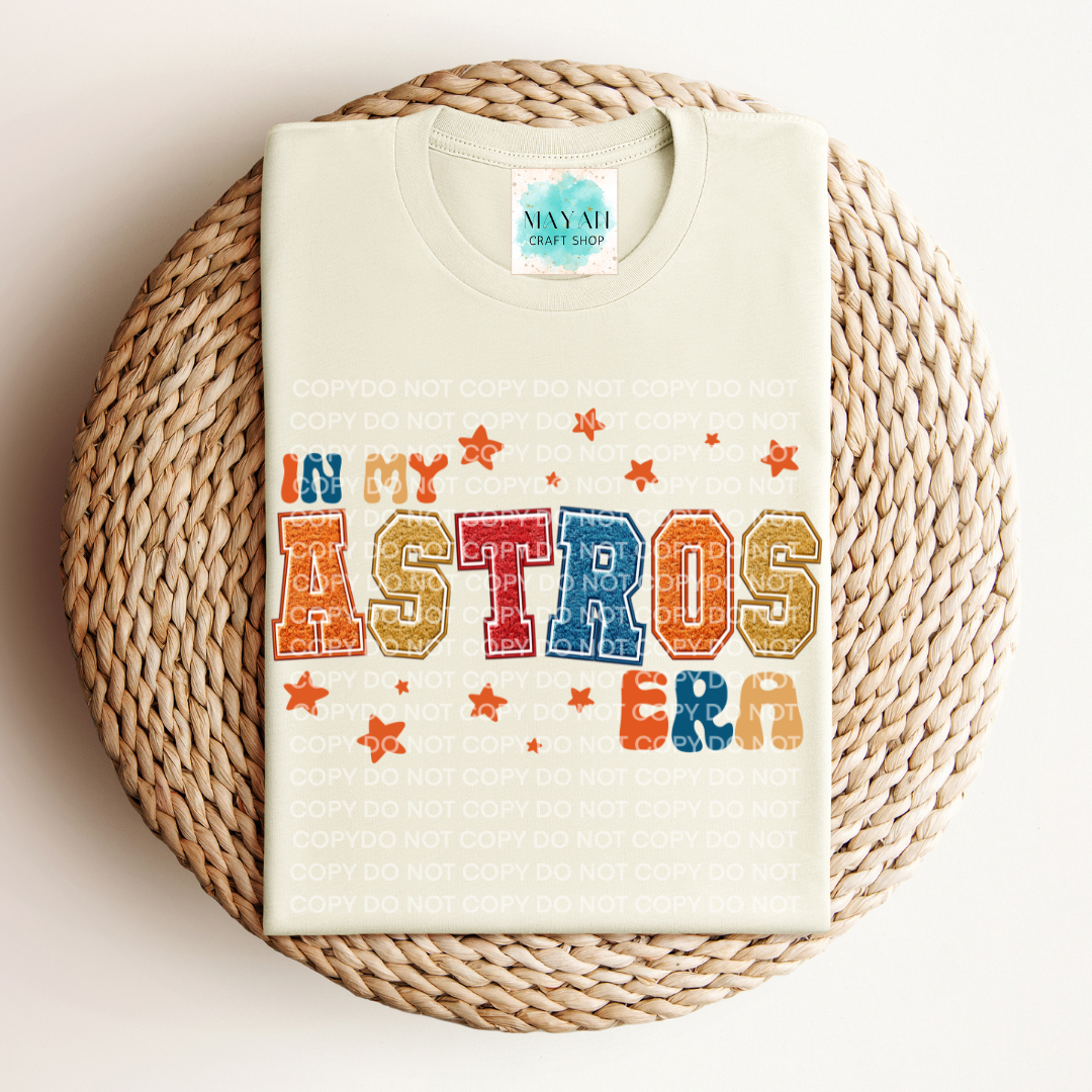 Astros era heather natural shirt. -Mayan Craft Shop
