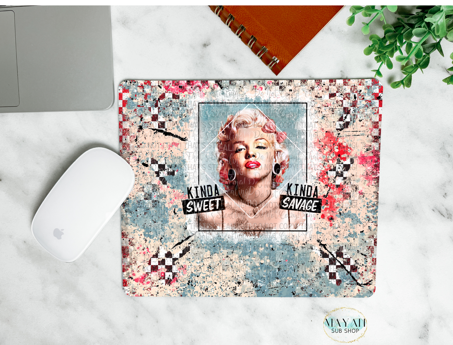 Kinda Sweet Kinda Savage Mouse Pad - Mayan Sub Shop