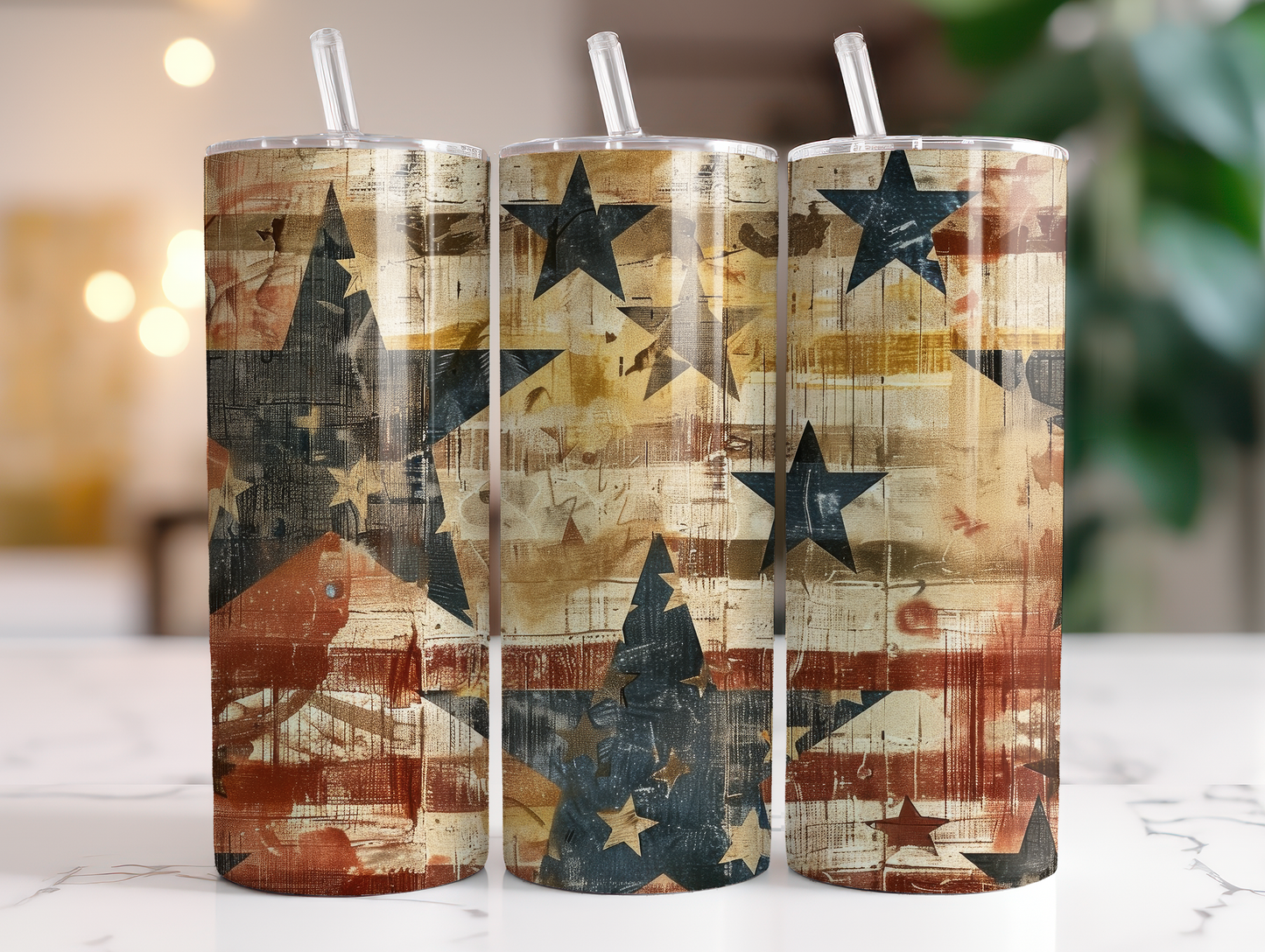 Vintage patriotic tumbler. -Mayan Sub Shop