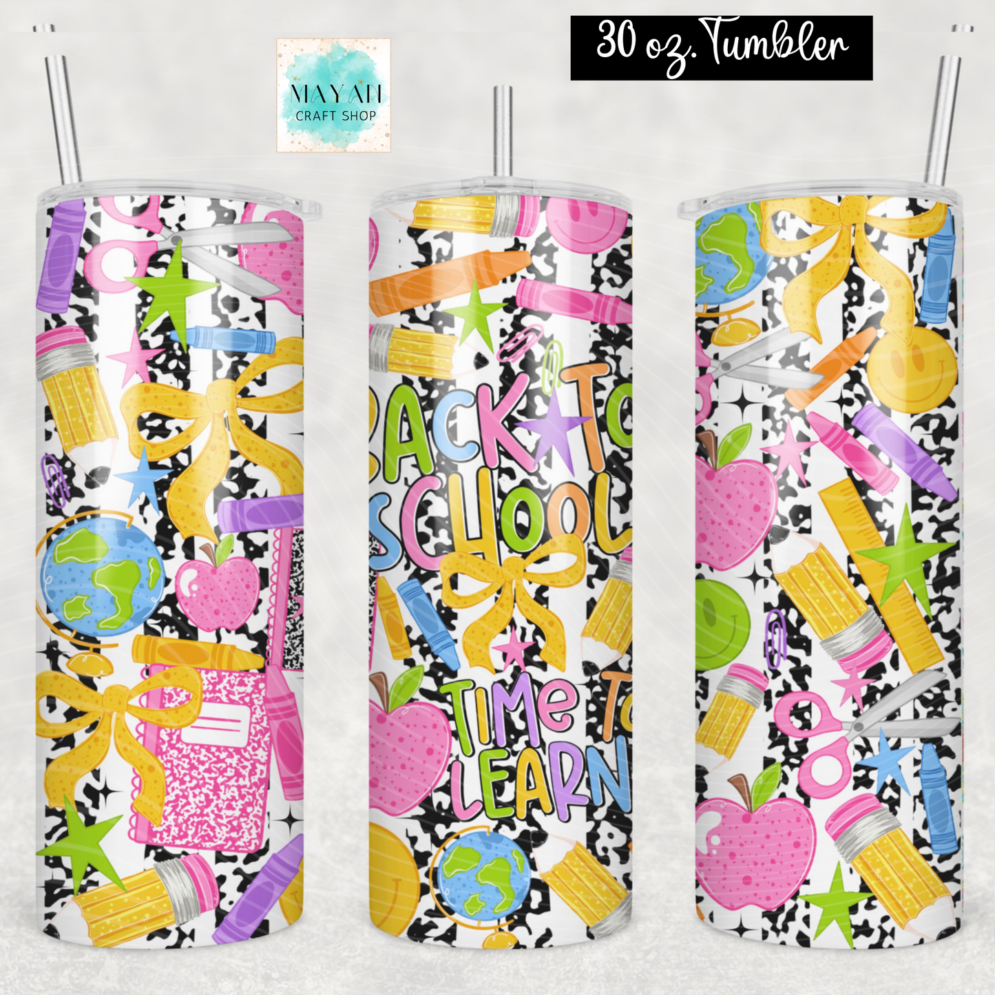 Back to school tumbler.