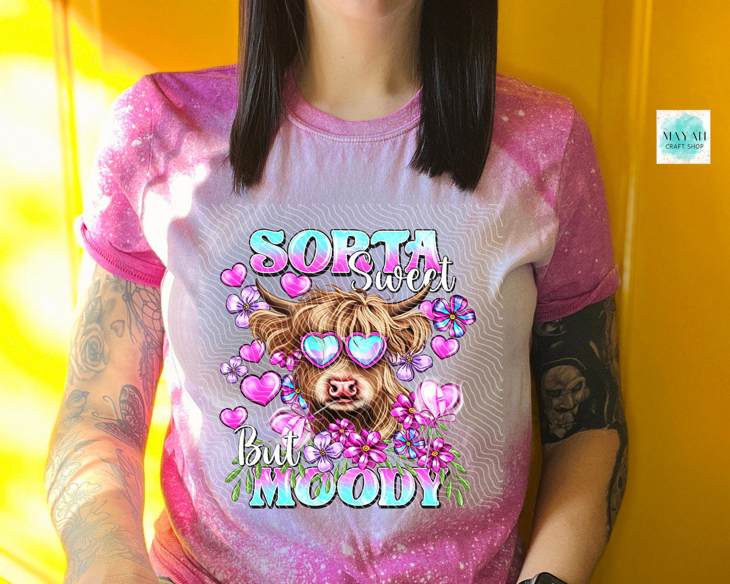 Sorta Sweet Bleached Shirt - Mayan Craft Shop