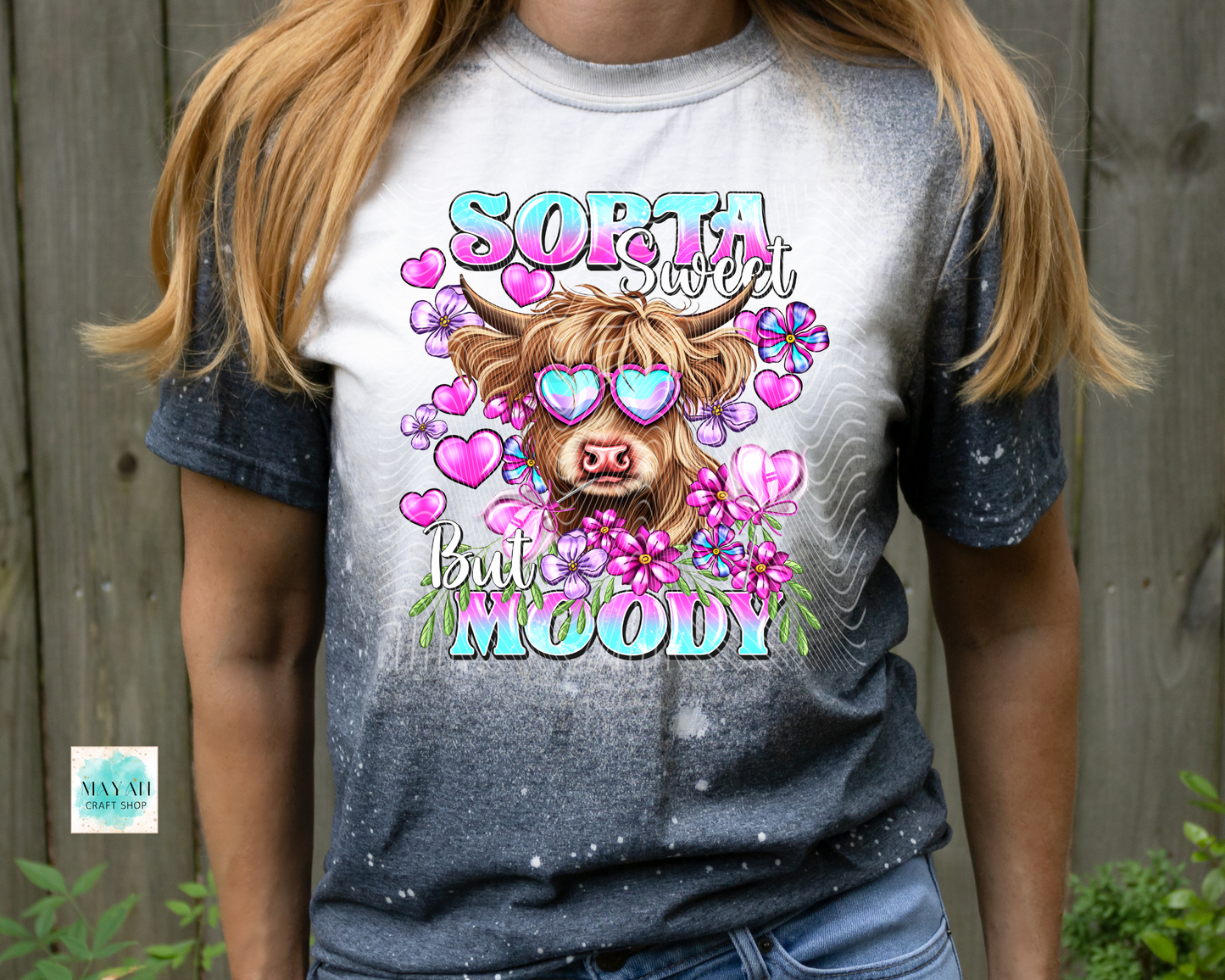Sorta Sweet Bleached Shirt - Mayan Craft Shop
