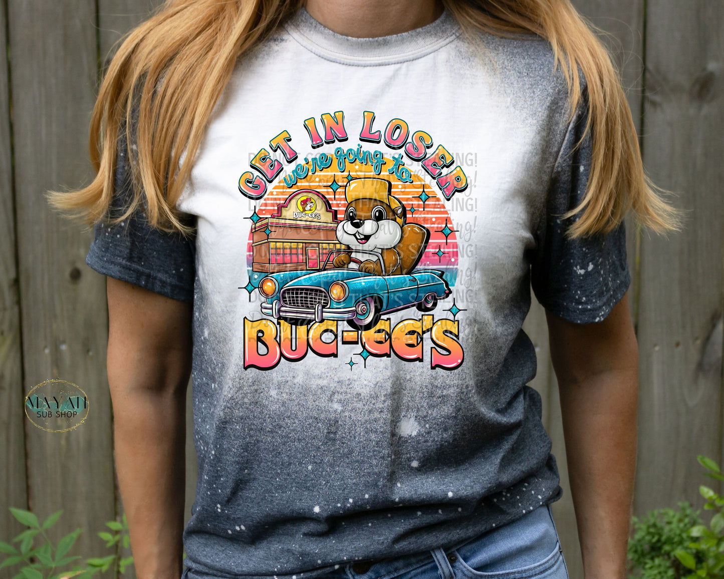 Going to Bce's Bleached Tee - Mayan Craft Shop