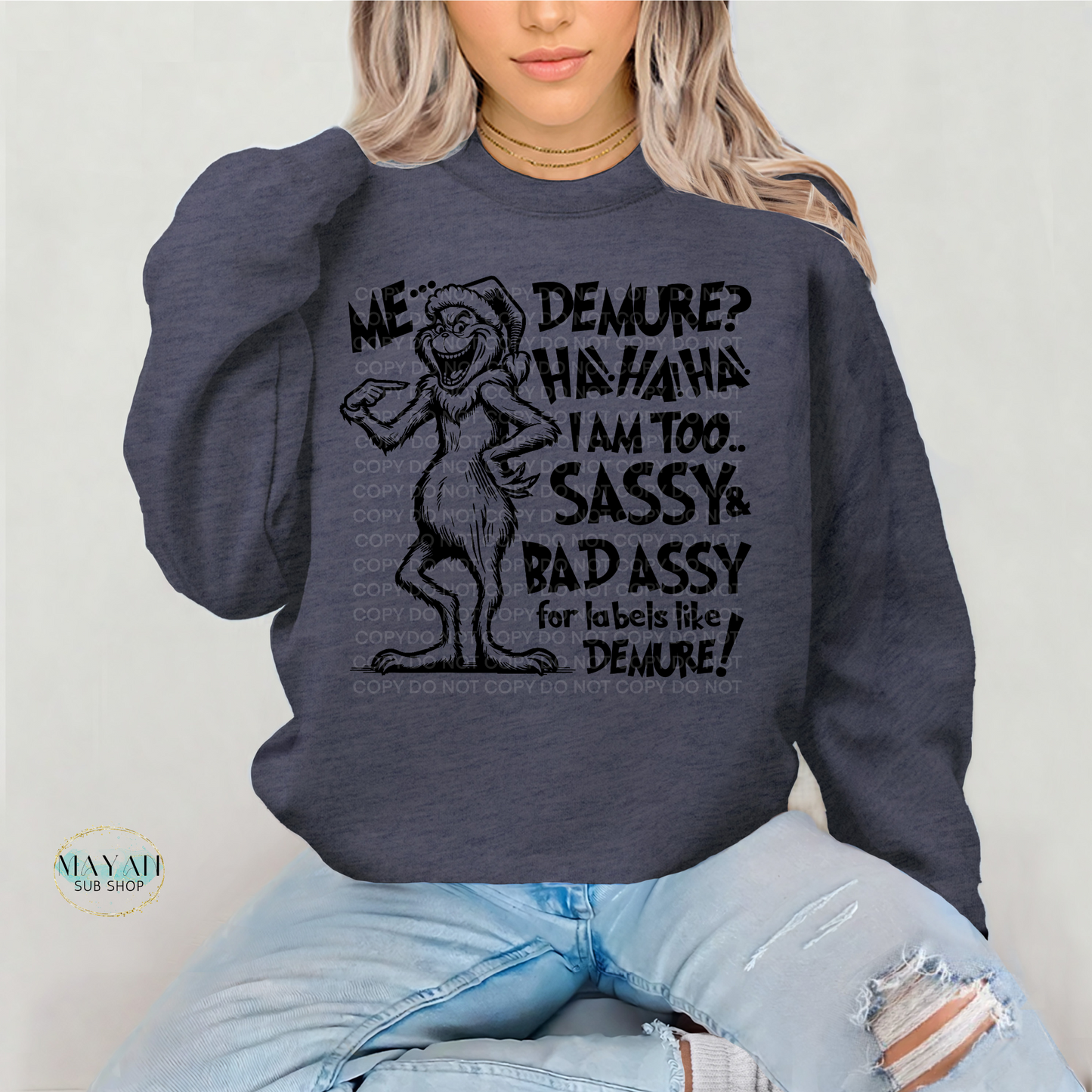 Demure Sweatshirt - Mayan Craft Shop