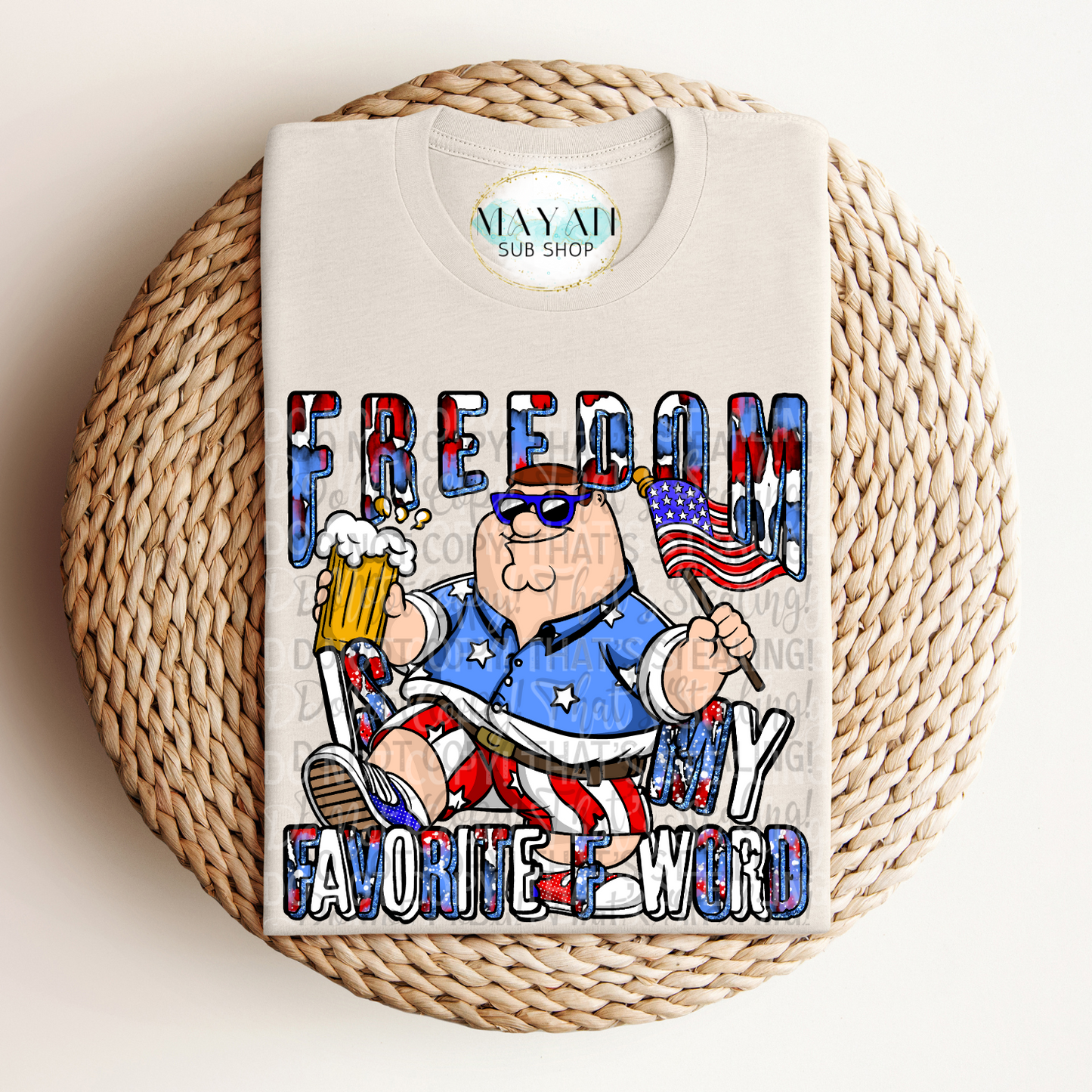 Freedom Favorite F Word Shirt - Mayan Craft Shop