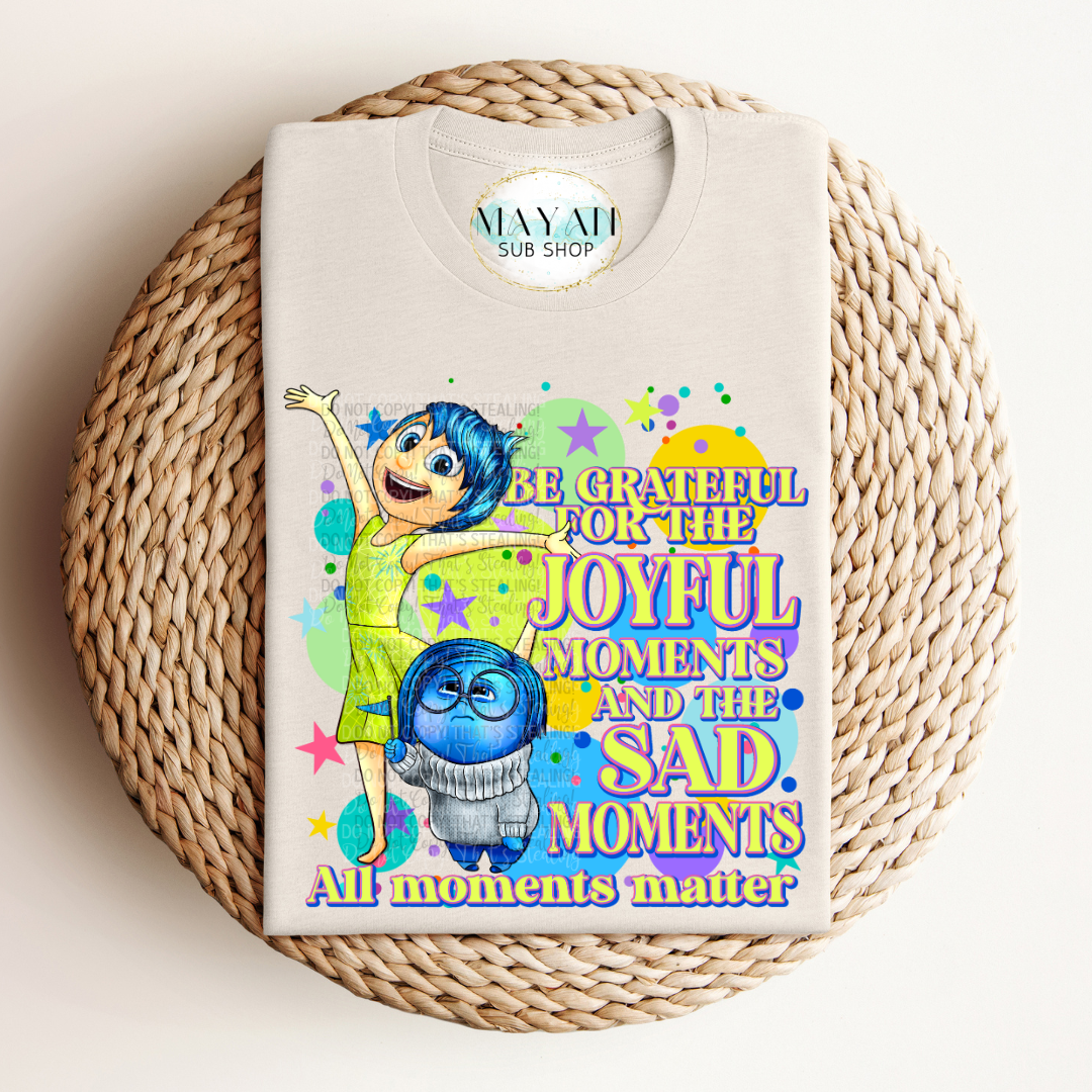 All moments matter heather dust shirt. -Mayan Sub Shop