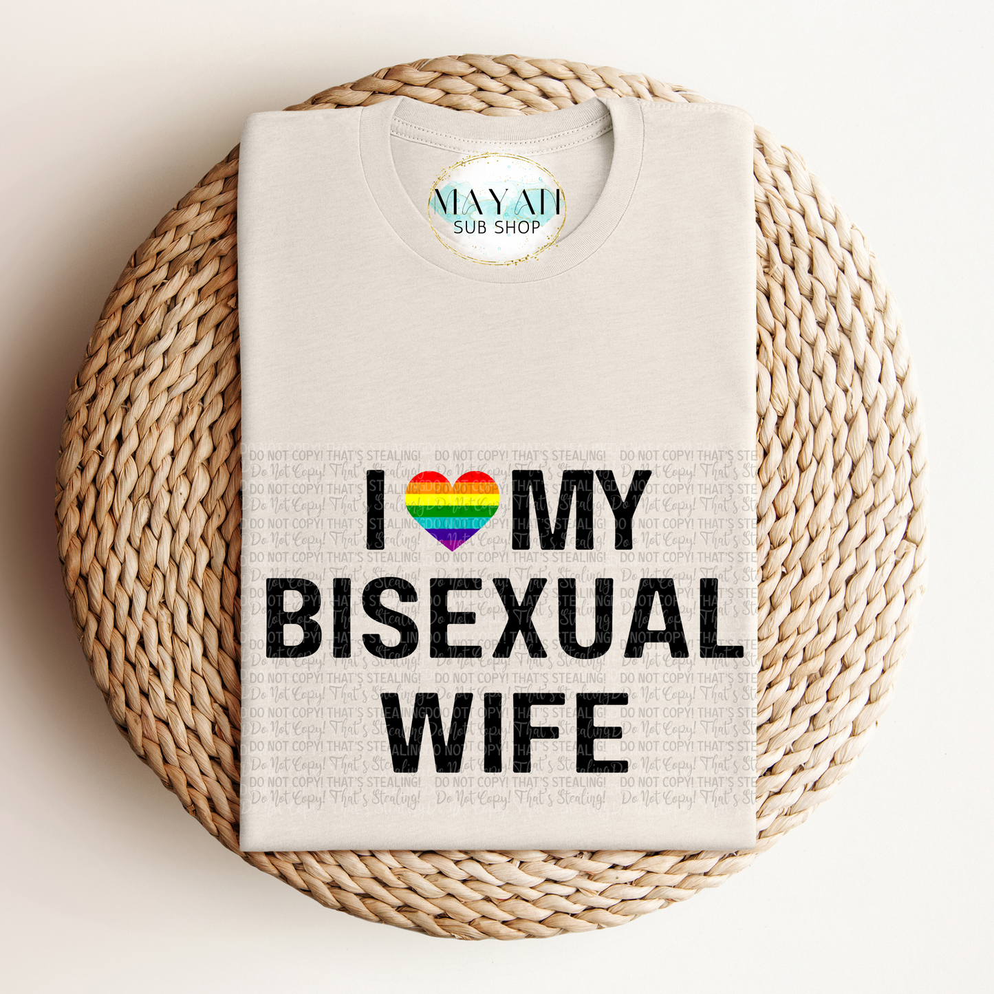 I Love My Wife LGBT Shirt - Mayan Craft Shop