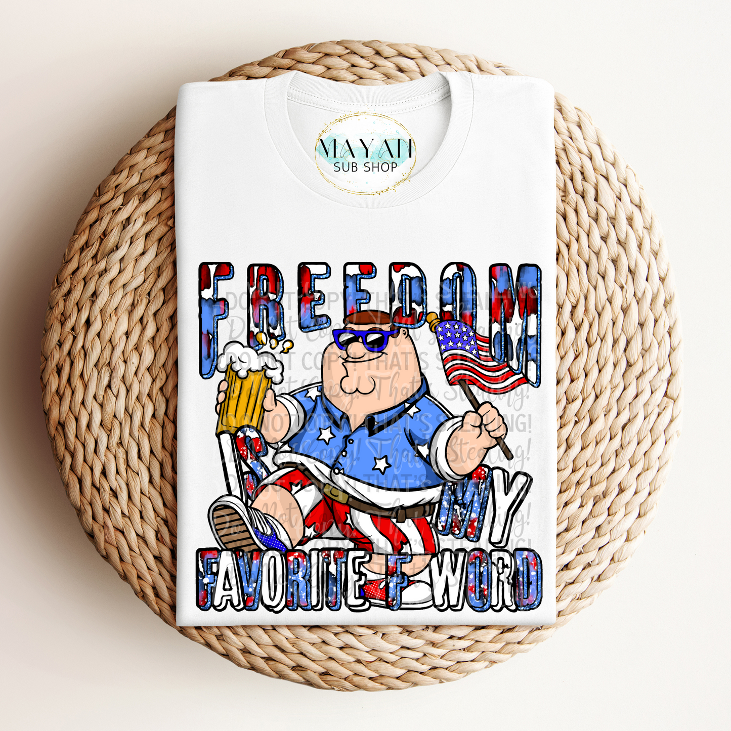 Freedom Favorite F Word Shirt - Mayan Craft Shop