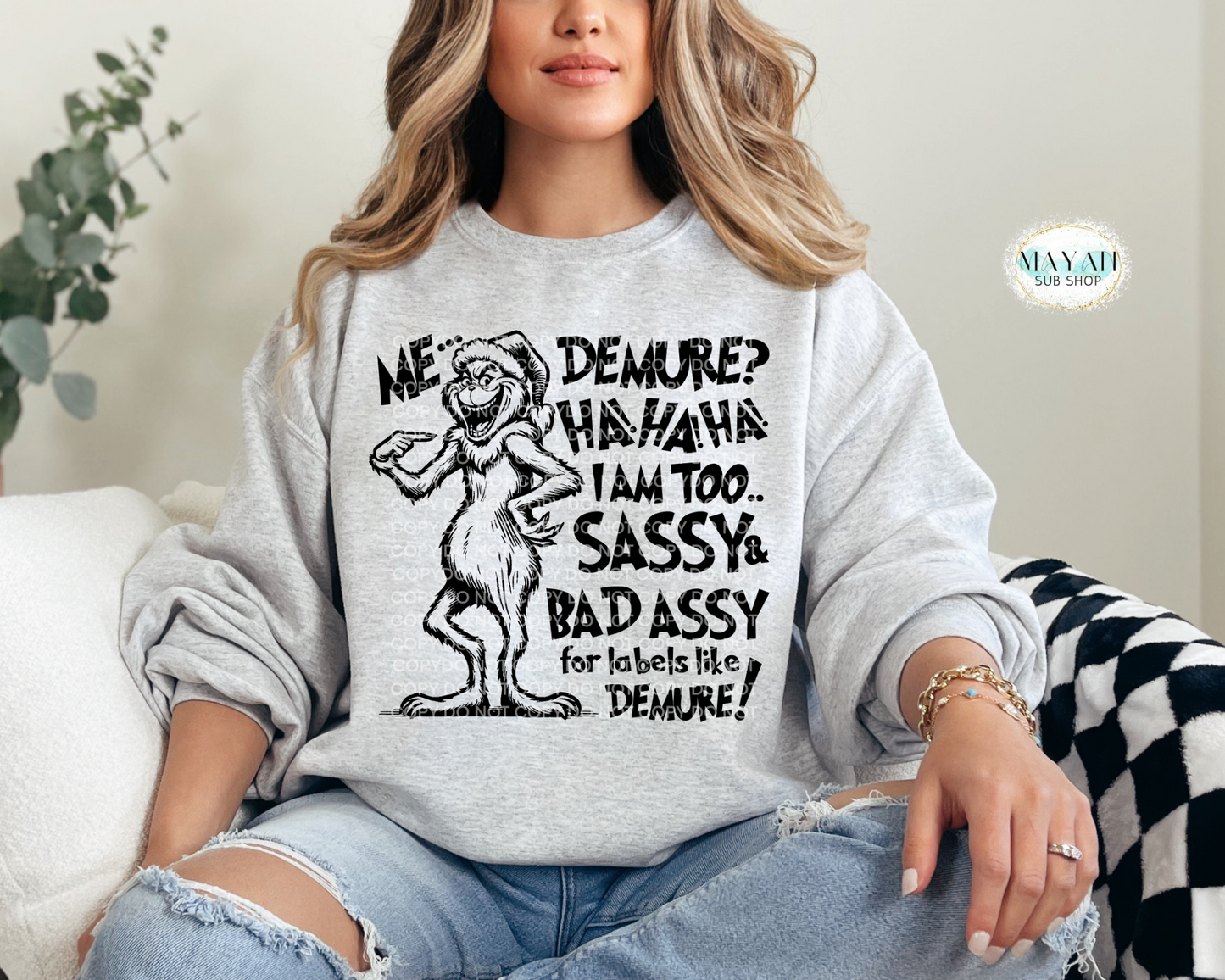 Demure Sweatshirt - Mayan Craft Shop