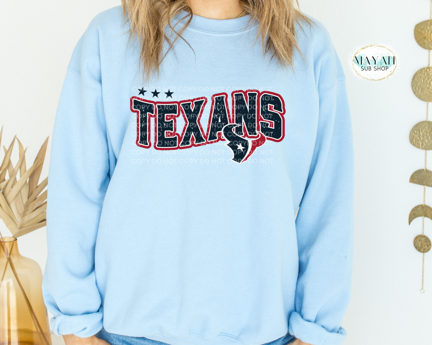 Texans Star Sweatshirt - Mayan Craft Shop