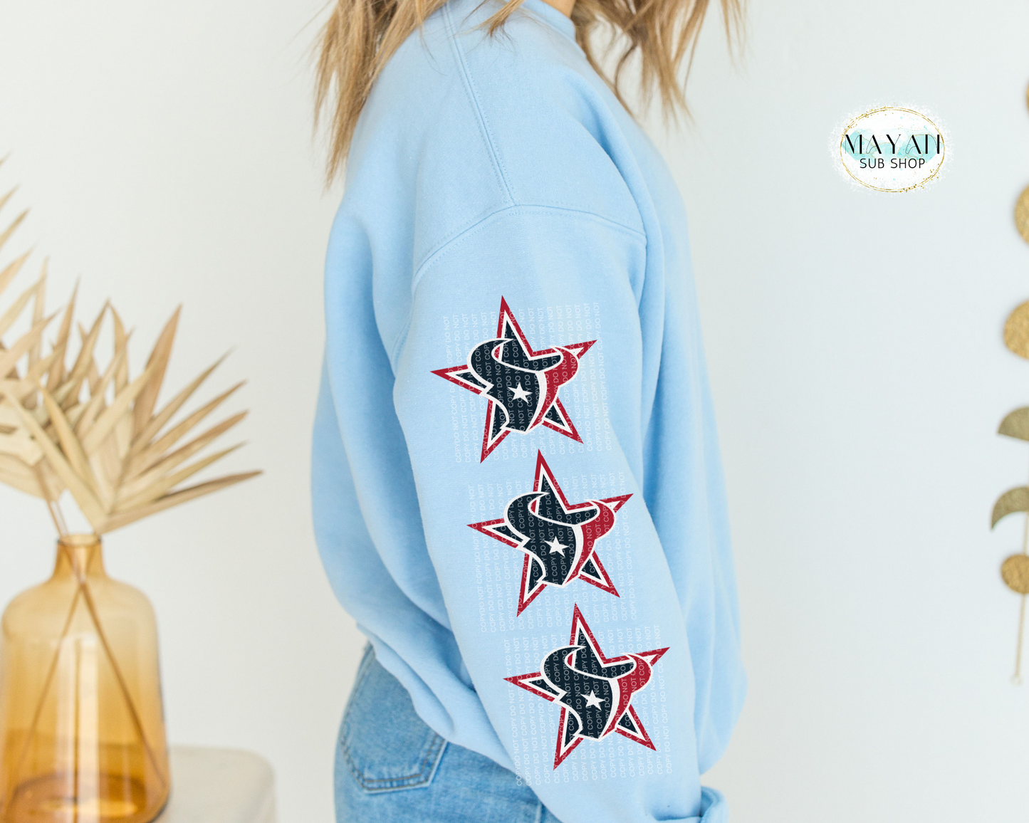 Texans Star Sweatshirt - Mayan Craft Shop