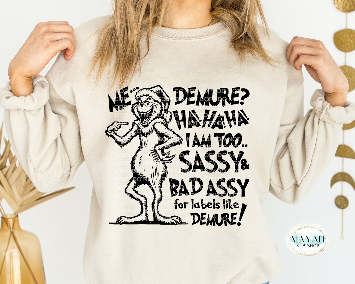 Demure Sweatshirt - Mayan Craft Shop