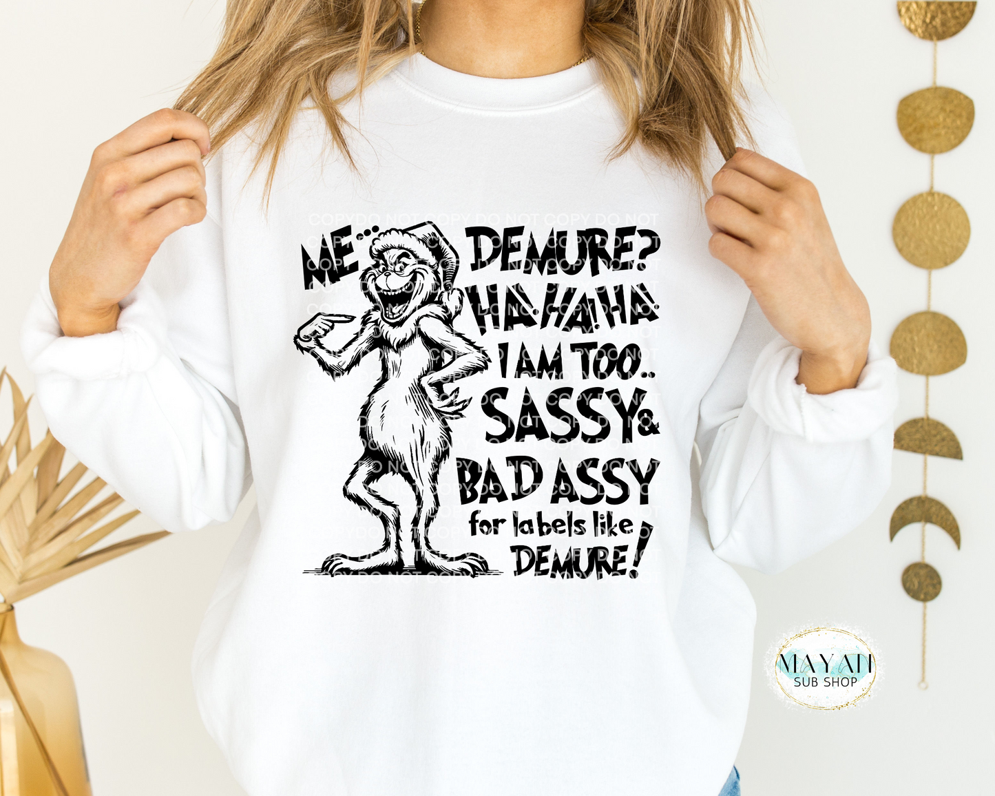 Demure Sweatshirt - Mayan Craft Shop