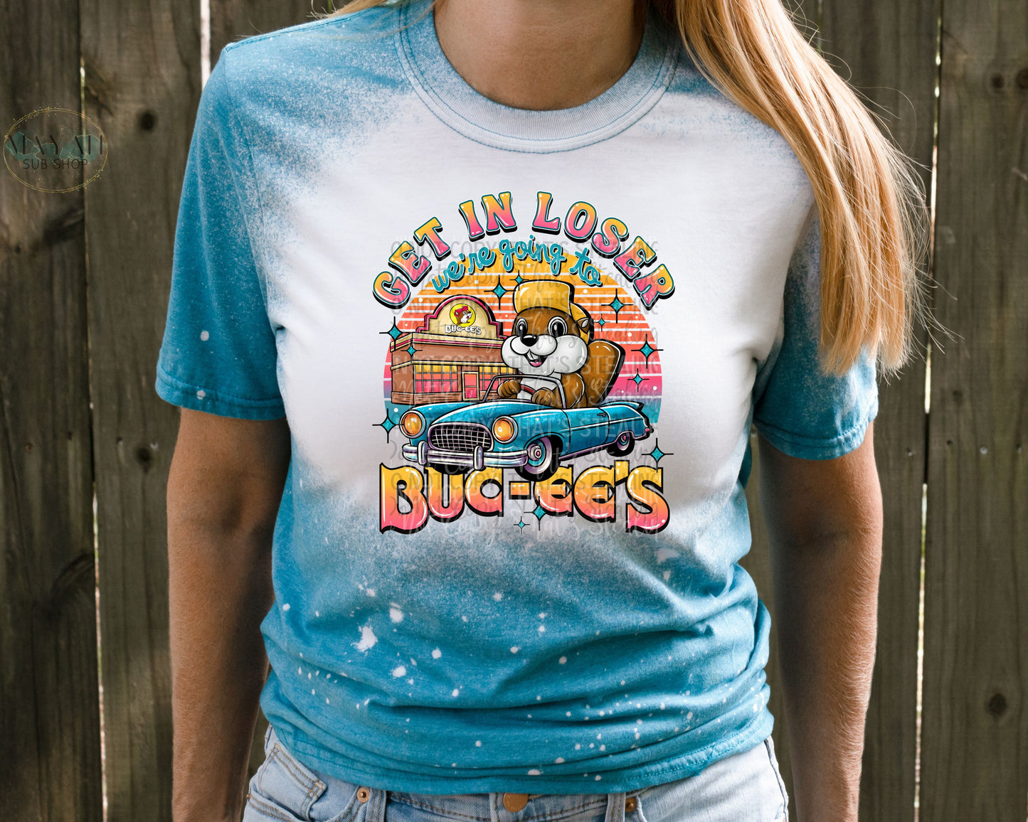 Going to Bce's Bleached Tee - Mayan Craft Shop