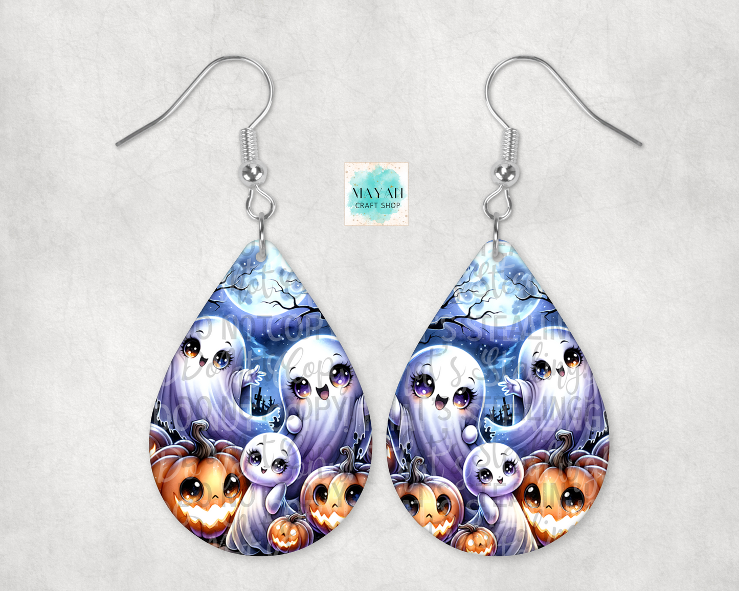 Ghosties earrings. -Mayan Craft Shop