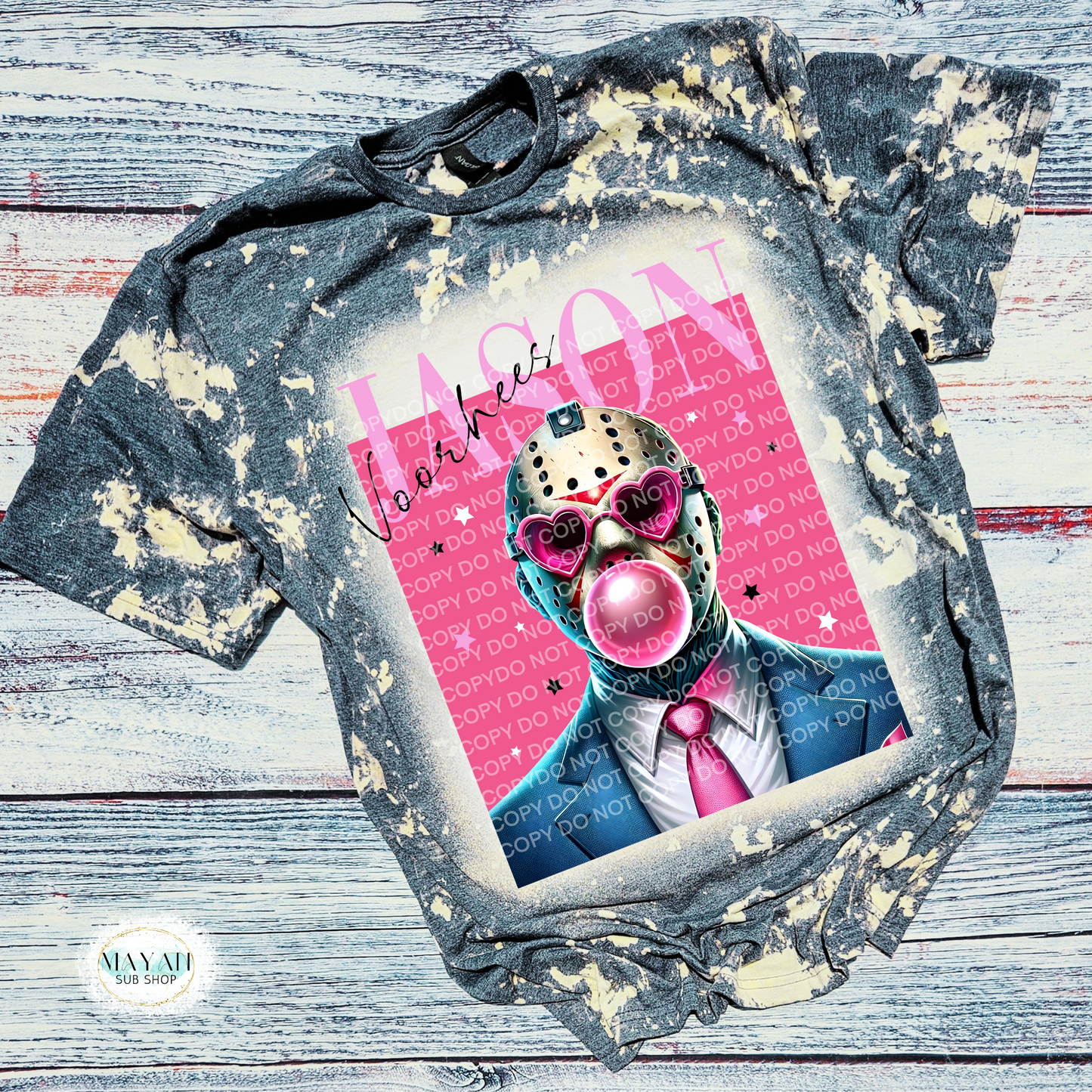 Jason Bleached Tee - Mayan Craft Shop