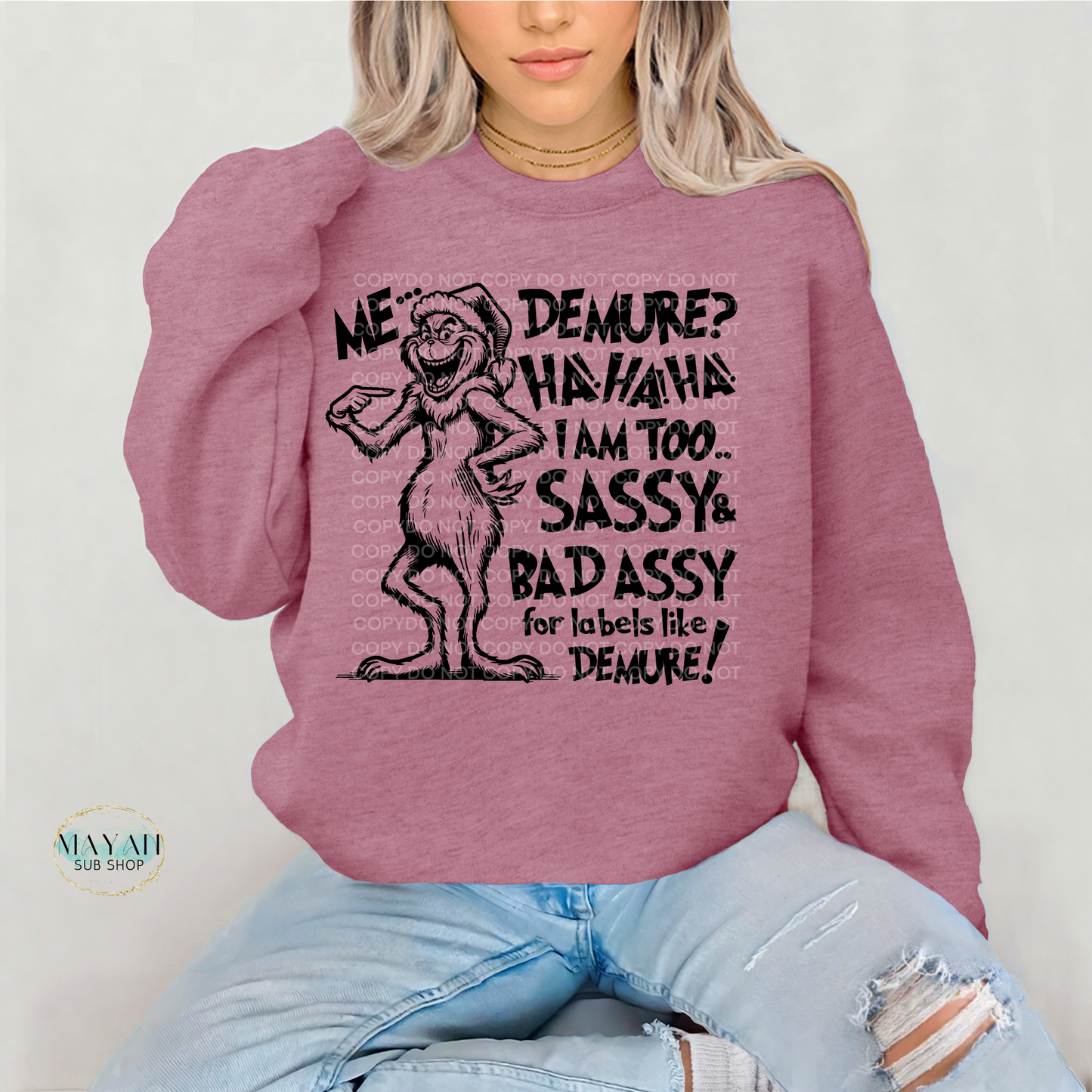 Demure Sweatshirt - Mayan Craft Shop