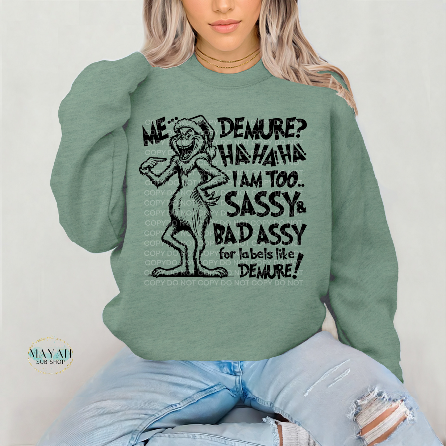 Demure Sweatshirt - Mayan Craft Shop