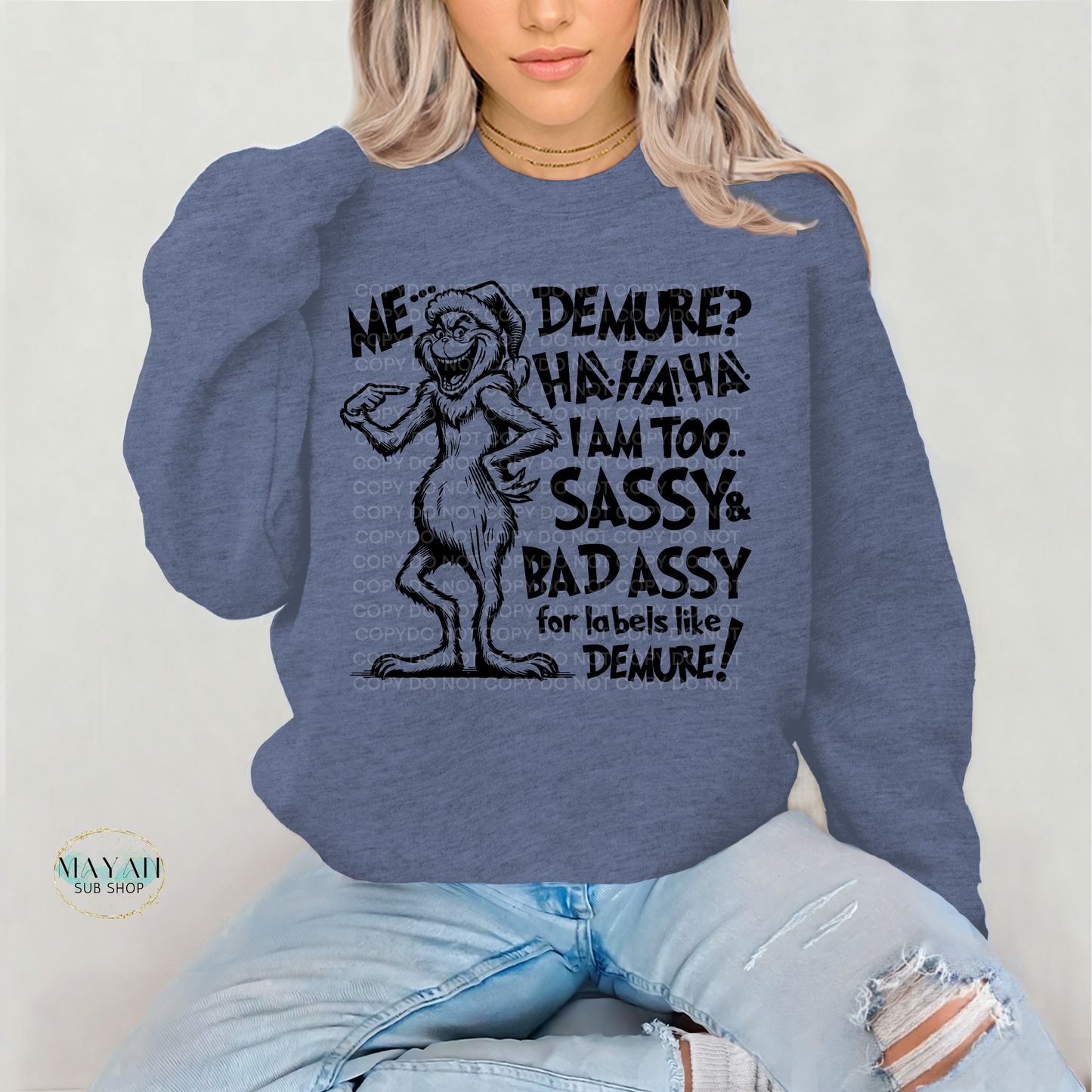 Demure Sweatshirt - Mayan Craft Shop