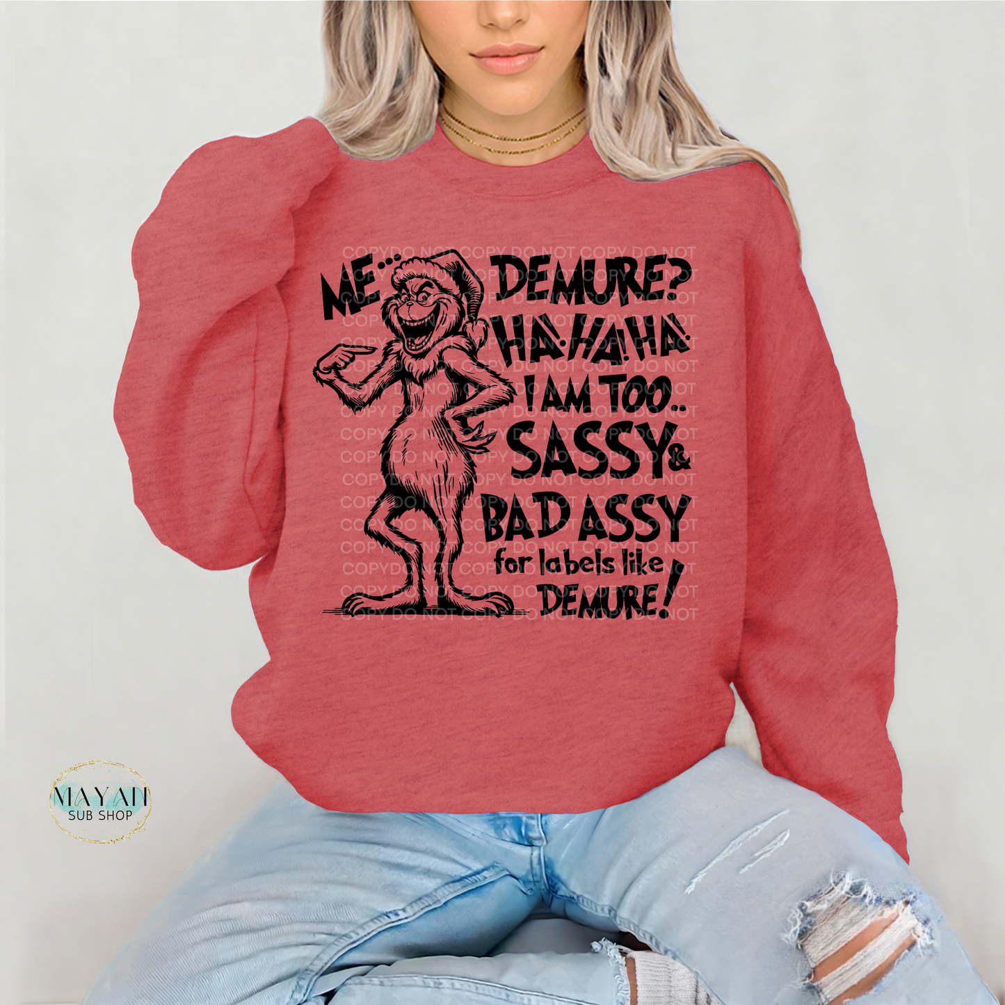 Demure Sweatshirt - Mayan Craft Shop
