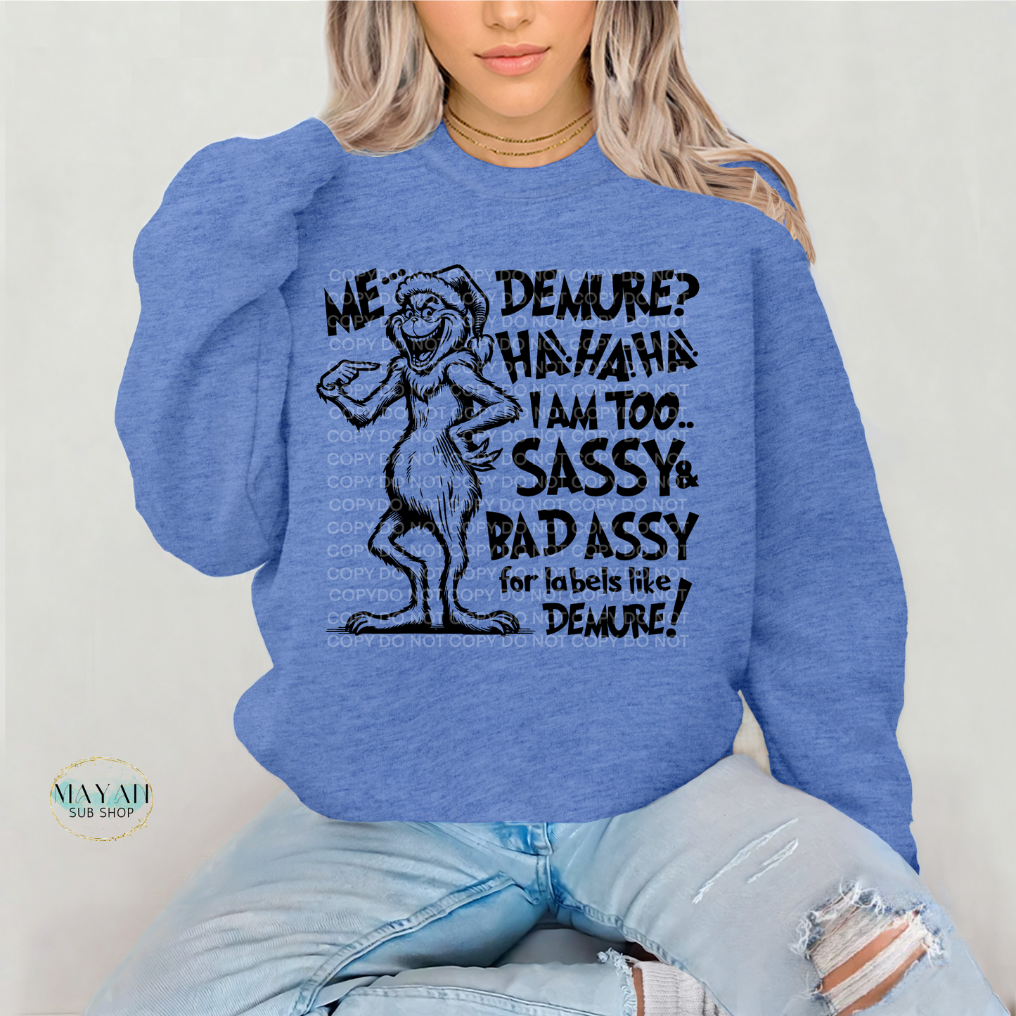 Demure Sweatshirt - Mayan Craft Shop