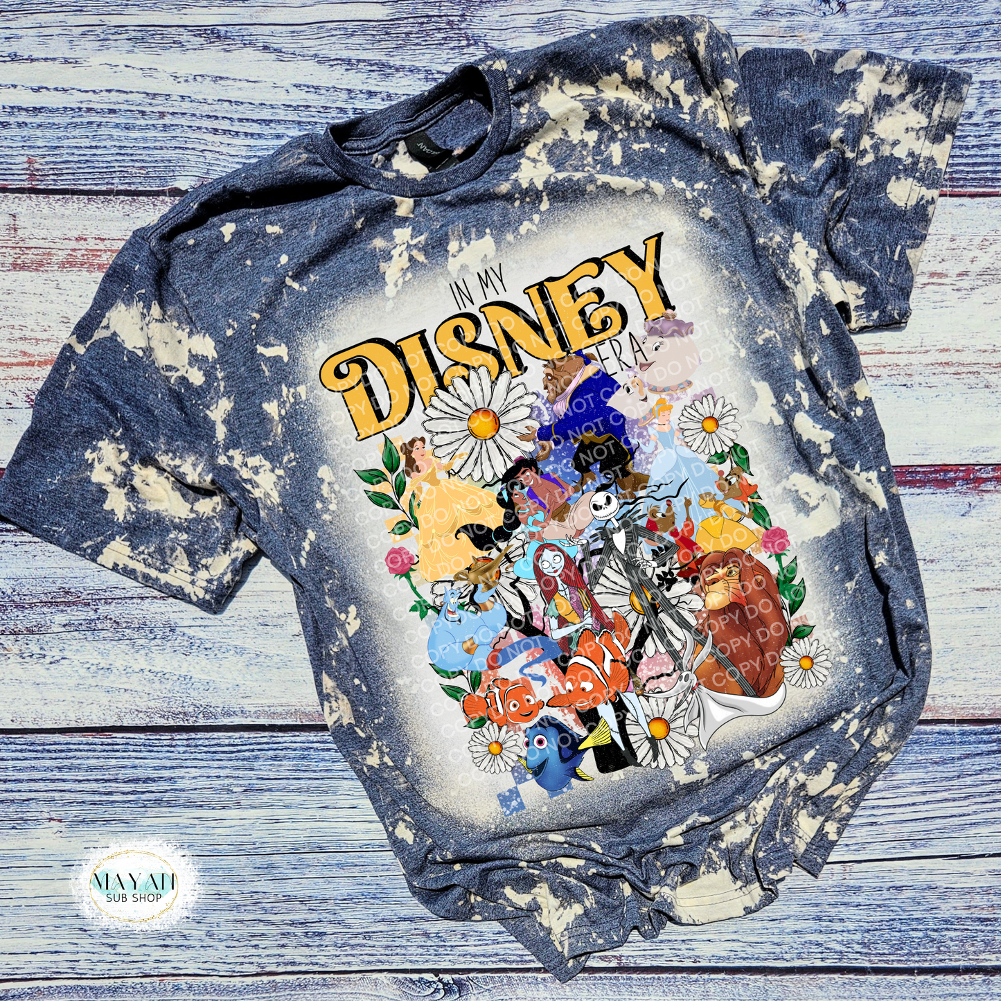 In My Disney Era Bleached Tee - Mayan Craft Shop