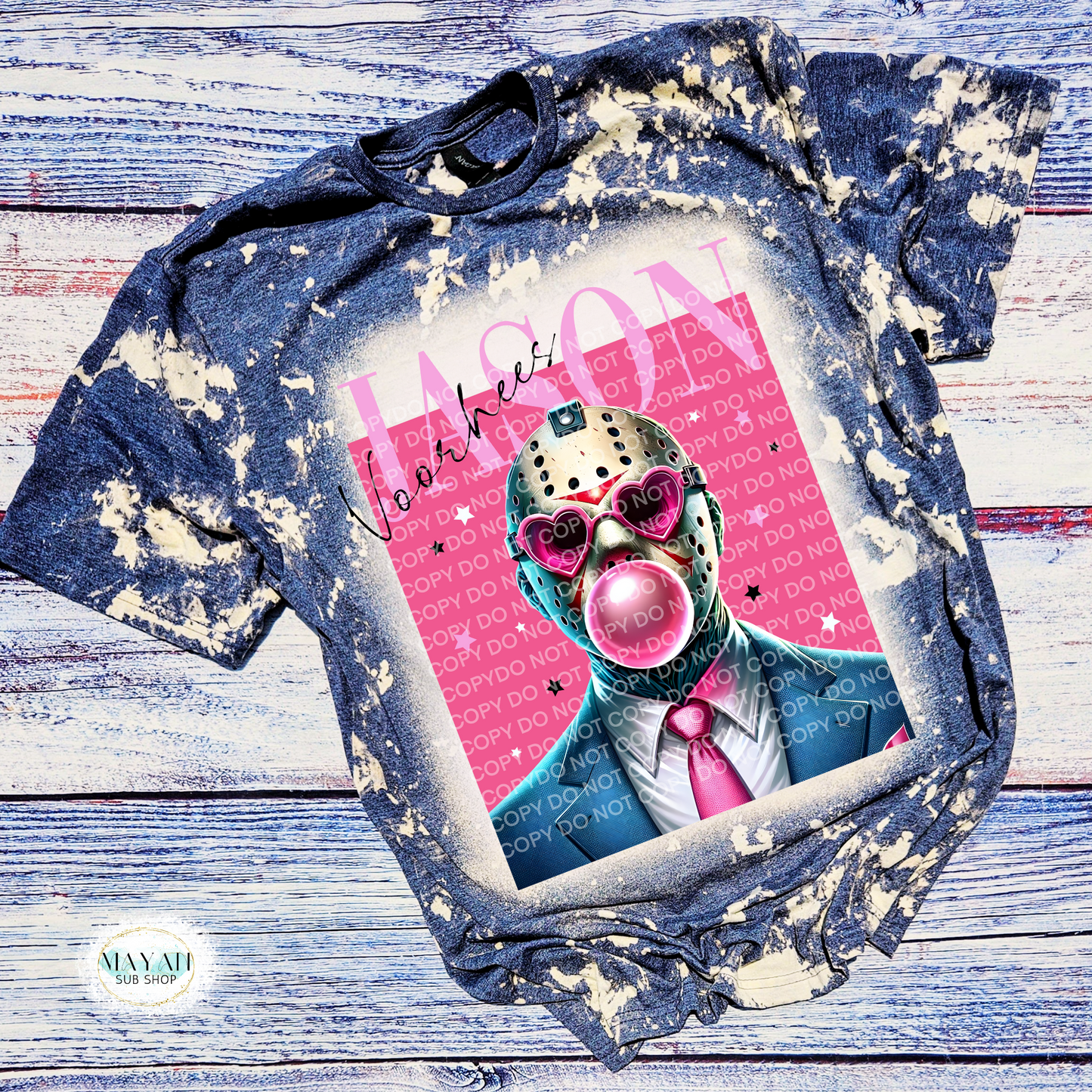Jason Bleached Tee - Mayan Craft Shop