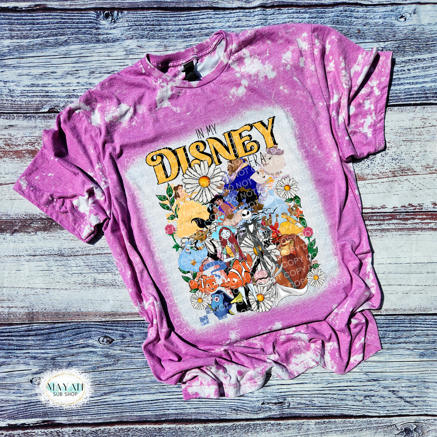 In My Disney Era Bleached Tee - Mayan Craft Shop