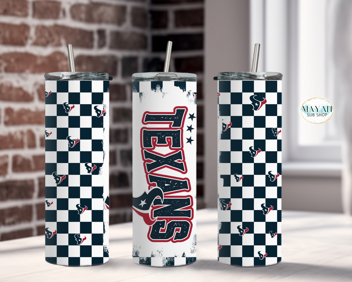 Houston Football Tumbler - Mayan Craft Shop
