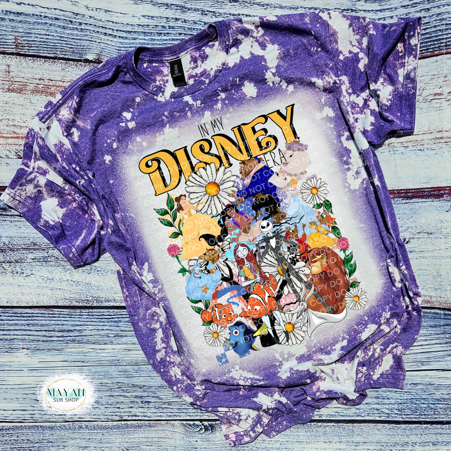 In My Disney Era Bleached Tee - Mayan Craft Shop