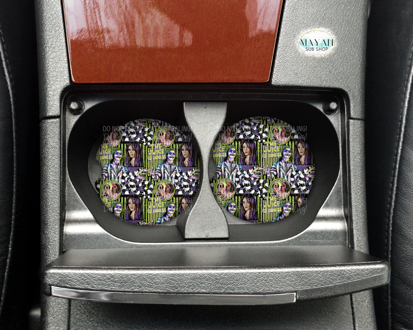 Juice Is Loose Car Coaster - Mayan Craft Shop