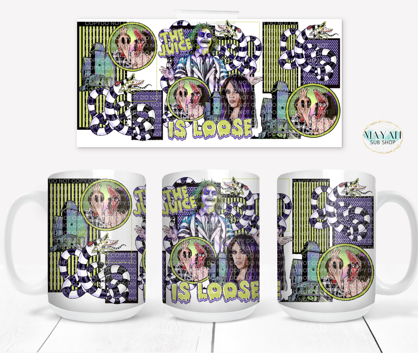 Juice Is Loose Full 15 OZ. Coffee Mug - Mayan Craft Shop