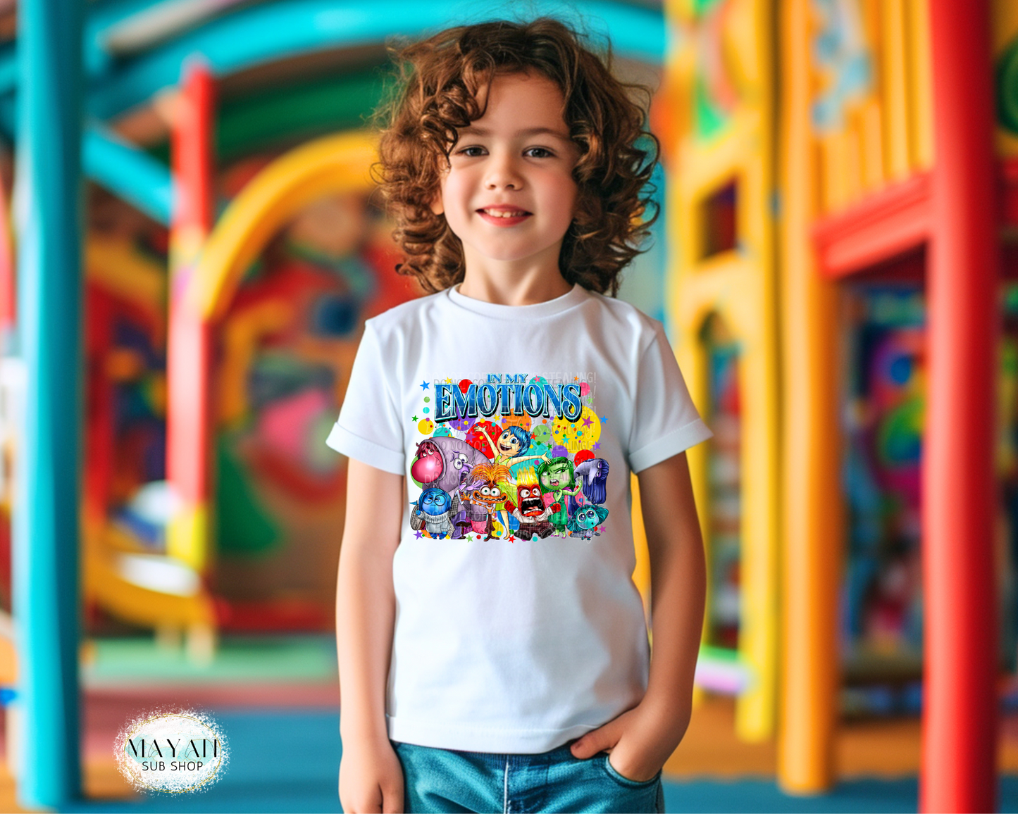 In My Emotions Kids Shirt - Mayan Craft Shop