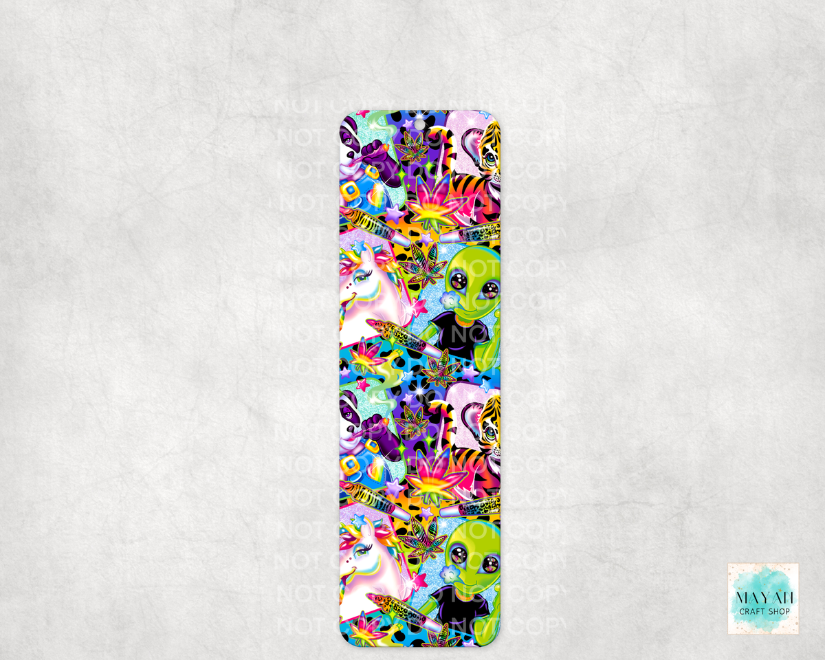 Colorful abstract design on a yoga mat against a light gray background