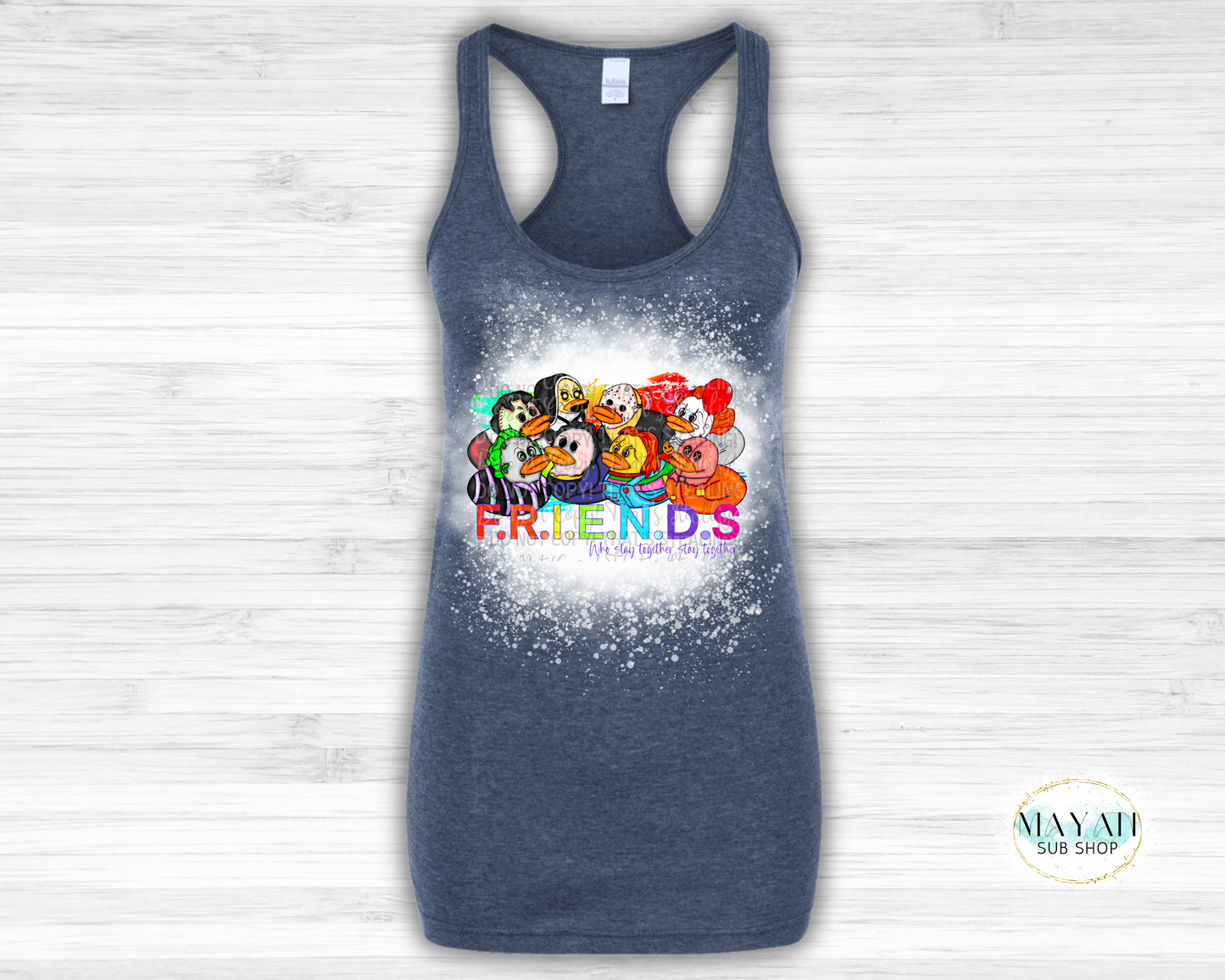 Slay Together Bleached Tank Top - Mayan Craft Shop