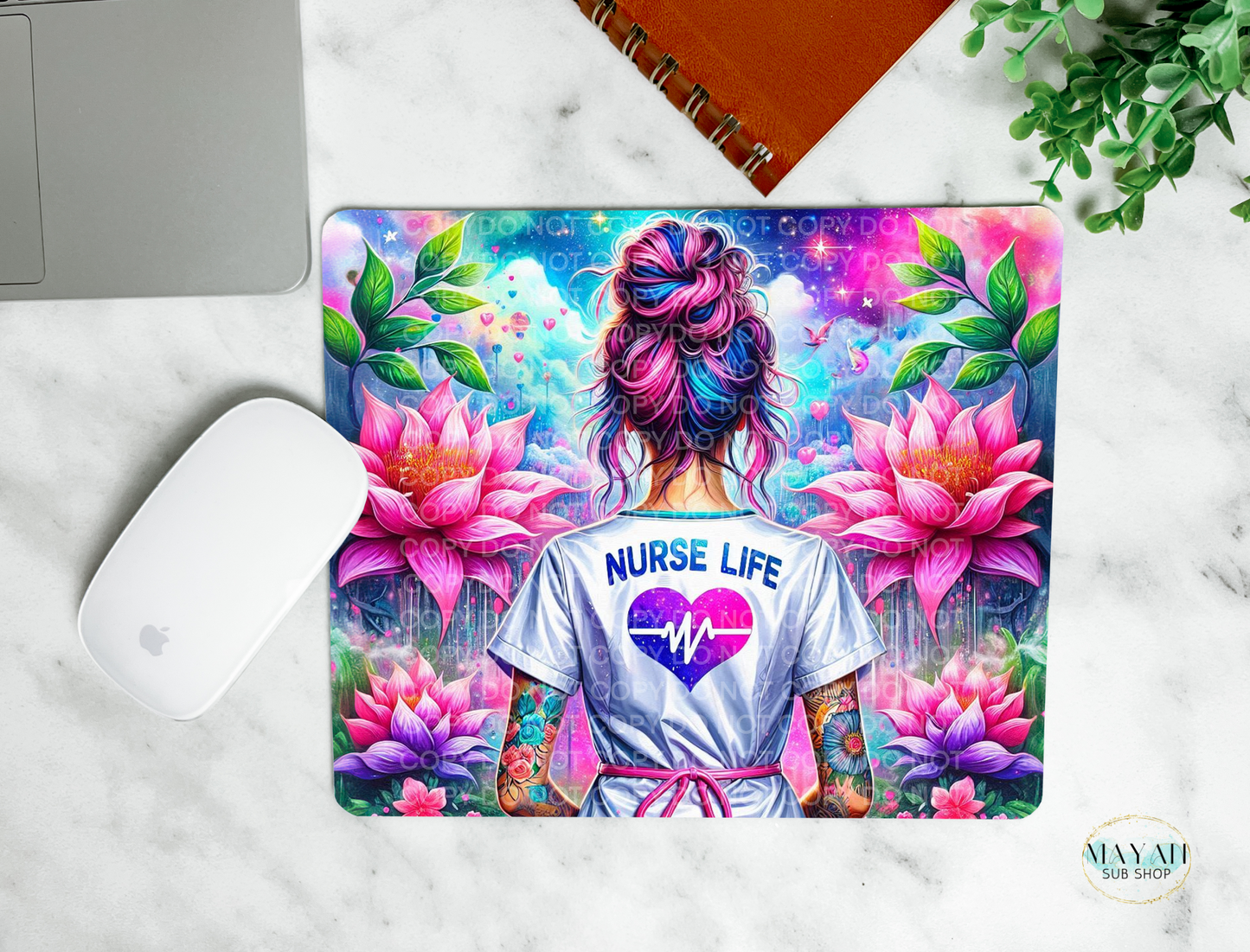 Nurse Life Mouse Pad - Mayan Craft Shop