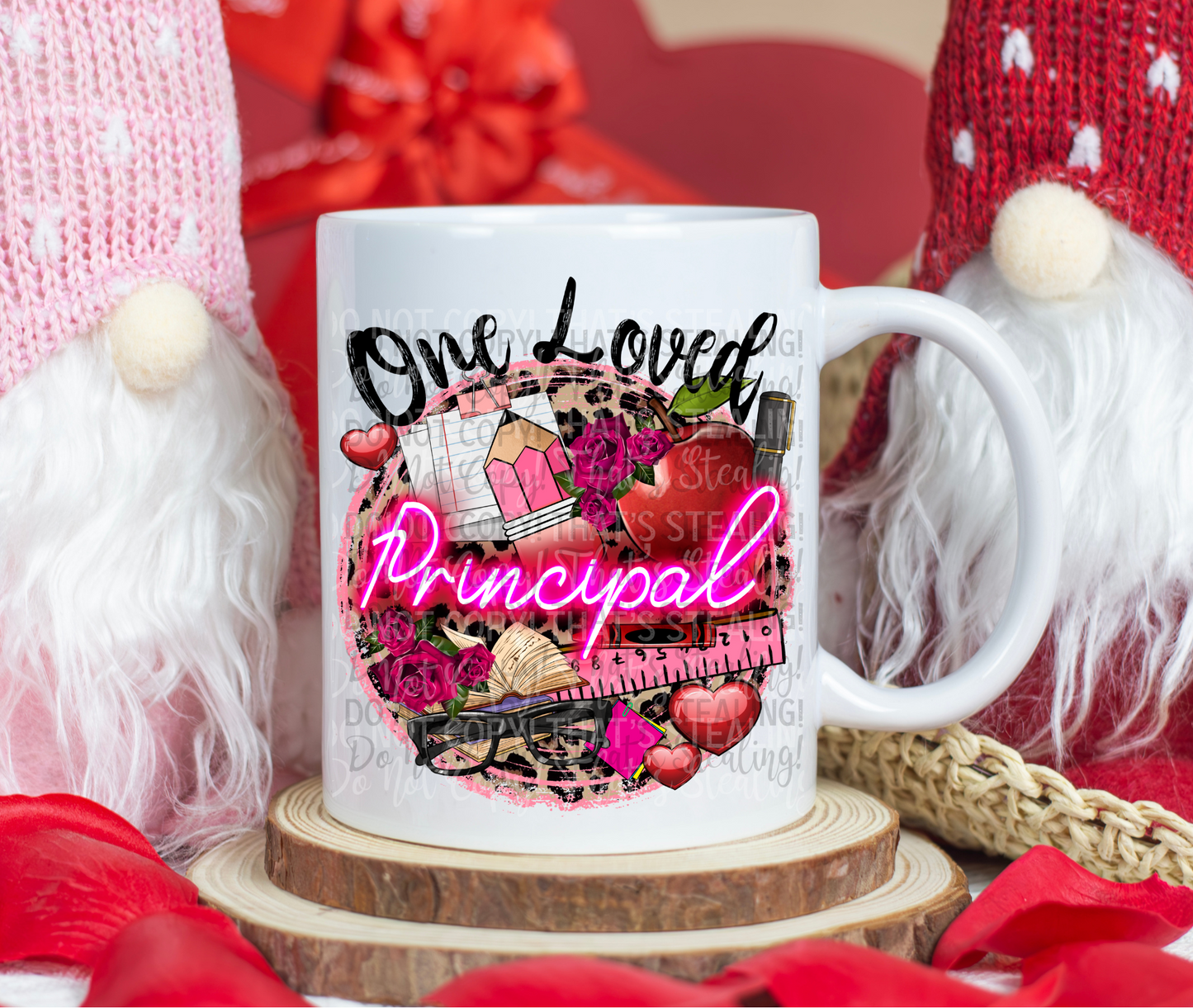 One loved principal 15 oz. coffee mug. -Mayan Sub Shop