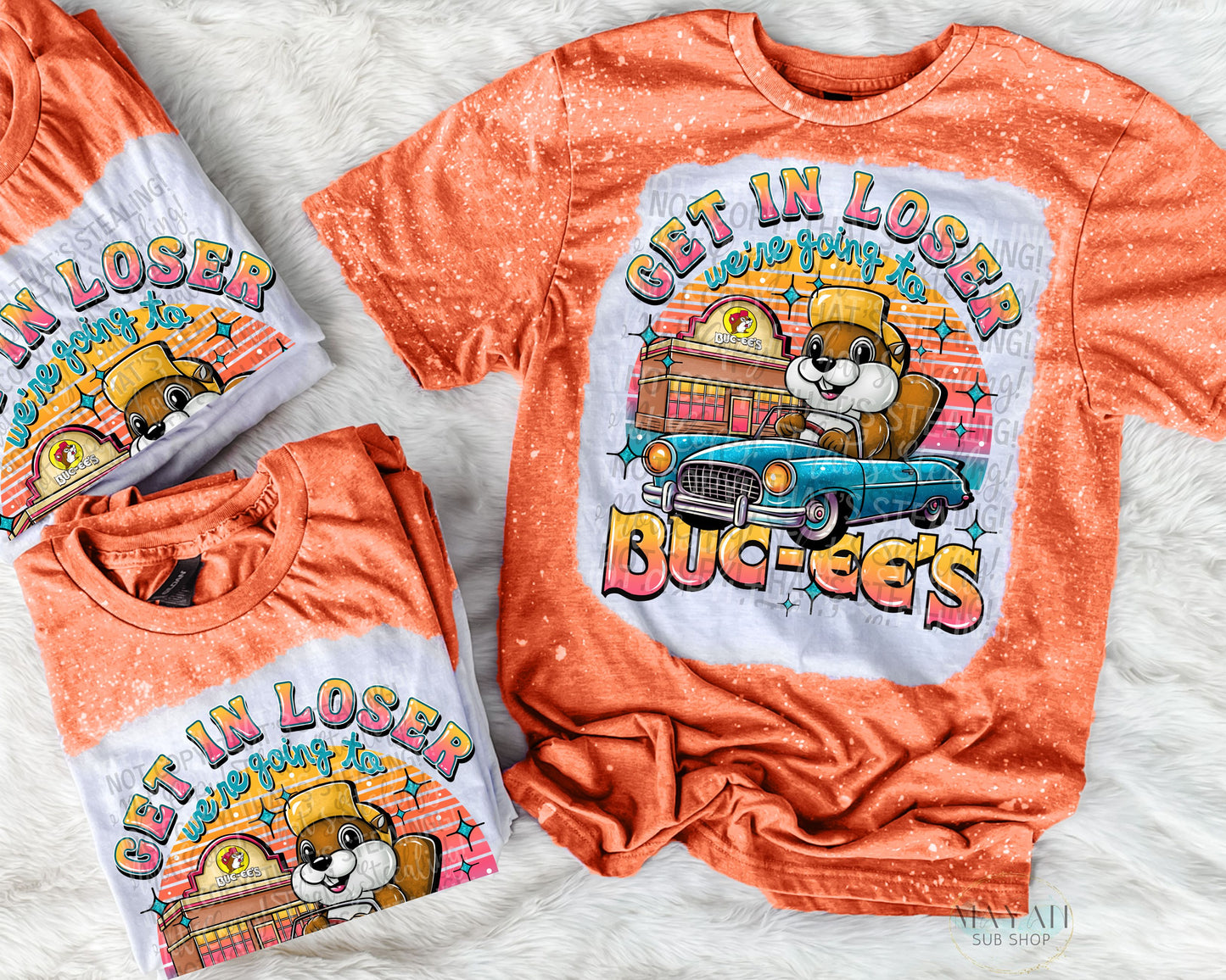 Going to Bce's Bleached Tee - Mayan Craft Shop