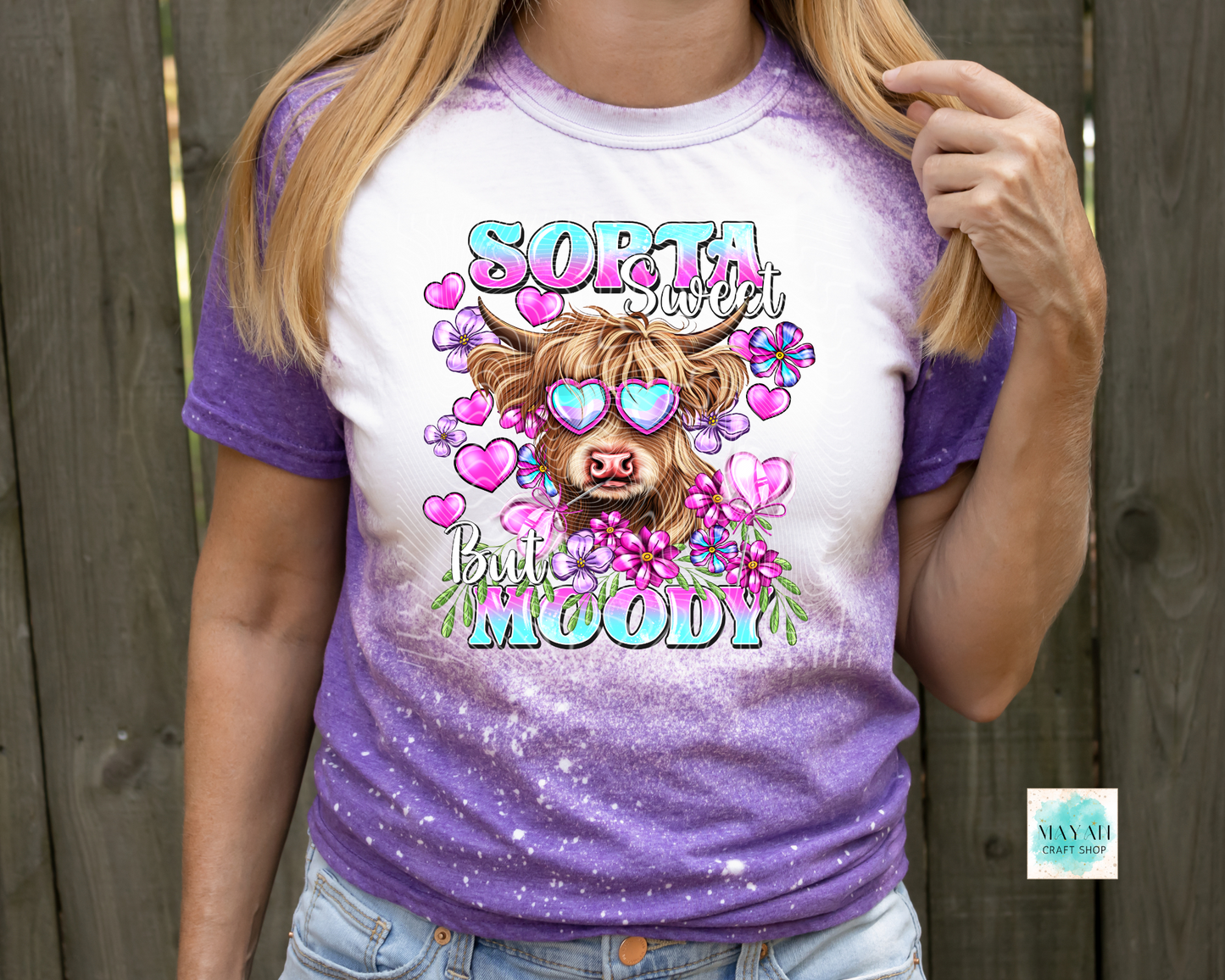 Sorta Sweet Bleached Shirt - Mayan Craft Shop