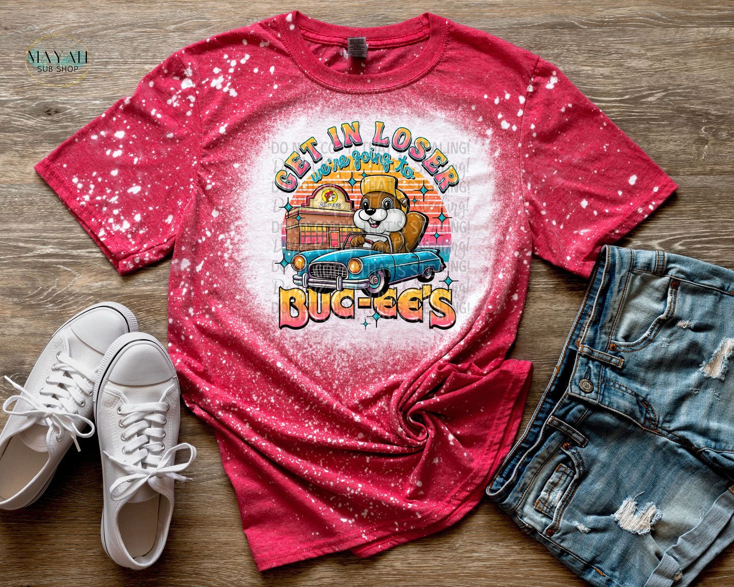 Going to Bce's Bleached Tee - Mayan Craft Shop