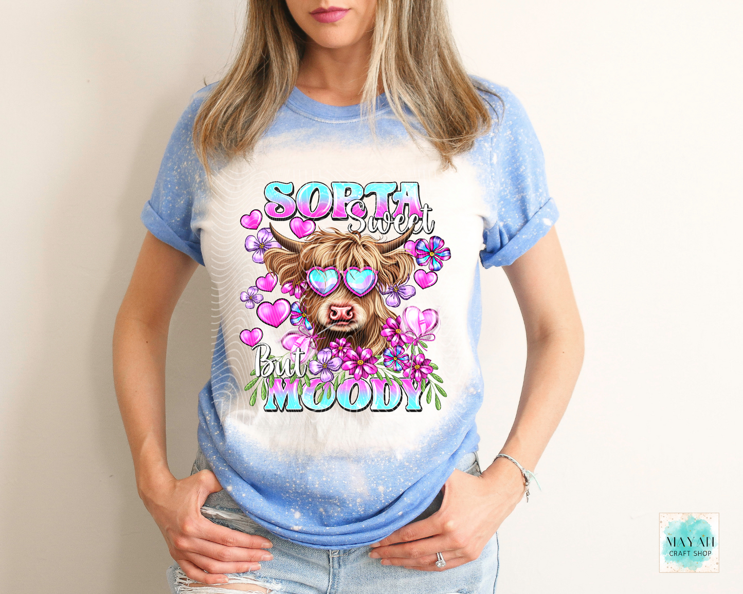 Sorta Sweet Bleached Shirt - Mayan Craft Shop