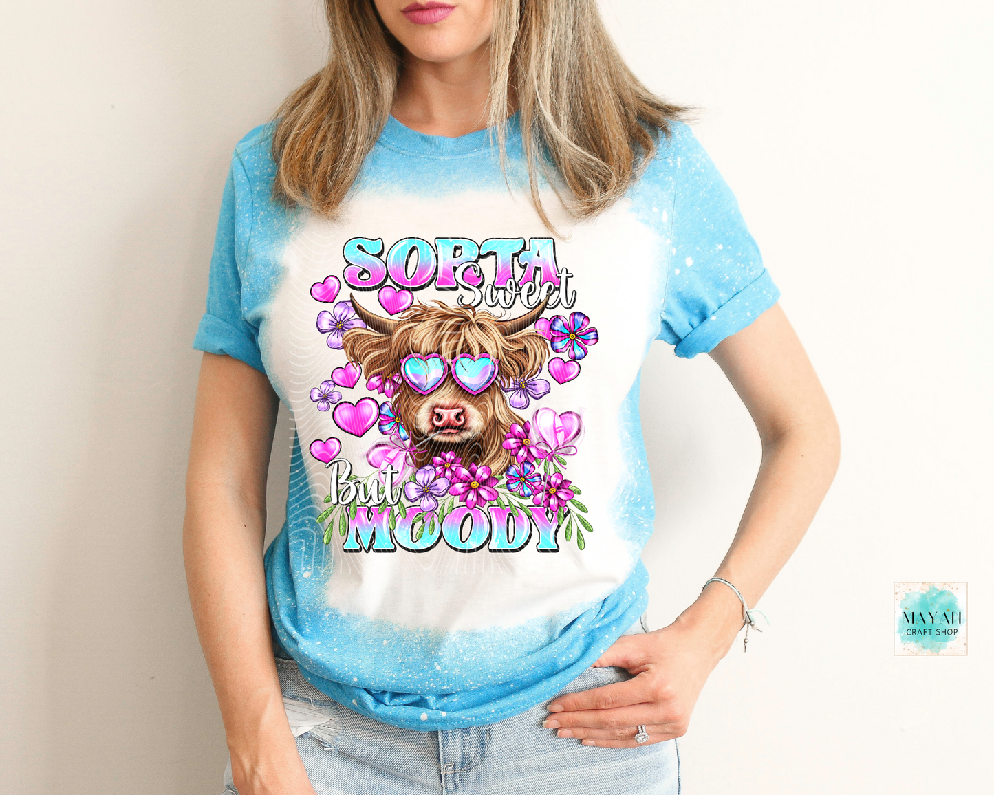 Sorta Sweet Bleached Shirt - Mayan Craft Shop