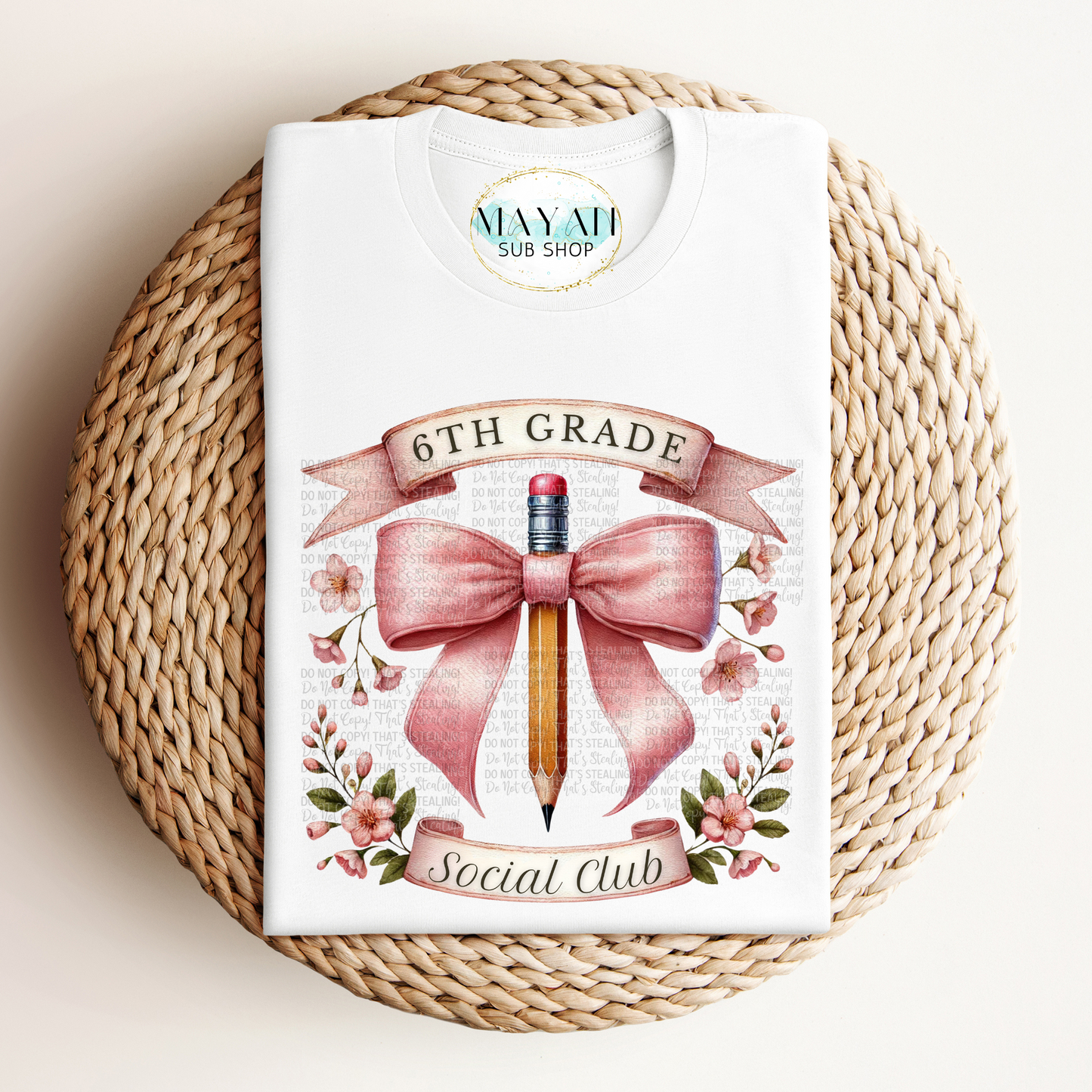 6th Grade Social Club Shirt - Mayan Craft Shop