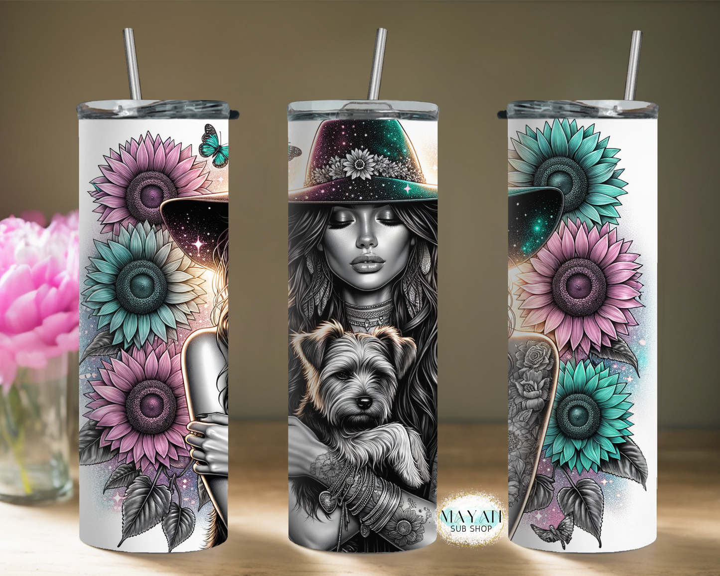 Yorkie Mom Tumbler - Mayan Craft Shop