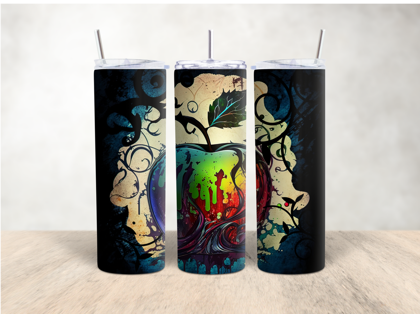 Fairy tale poison apple 20 oz. tumbler - Mayan Sub Shop