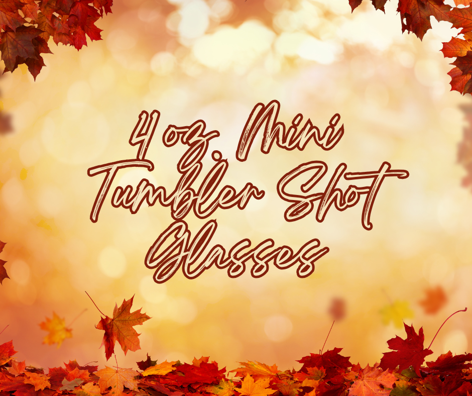 Tropical drink 4 oz. mini tumbler shot glass