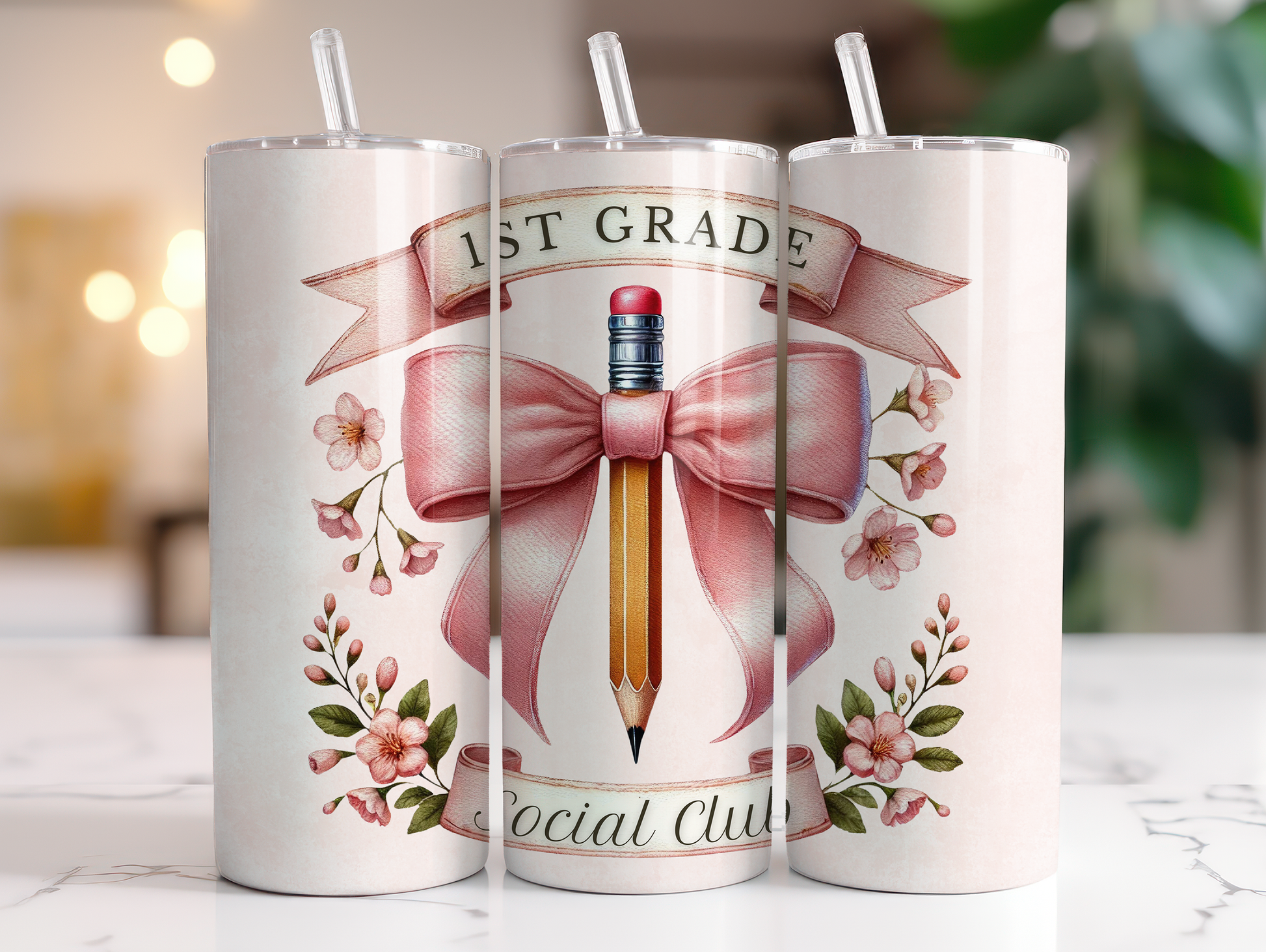 1st grade social club tumbler.