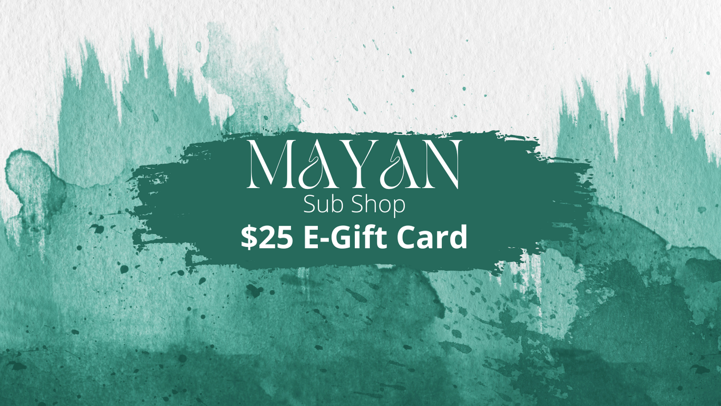 Mayan Sub Shop Gift Card