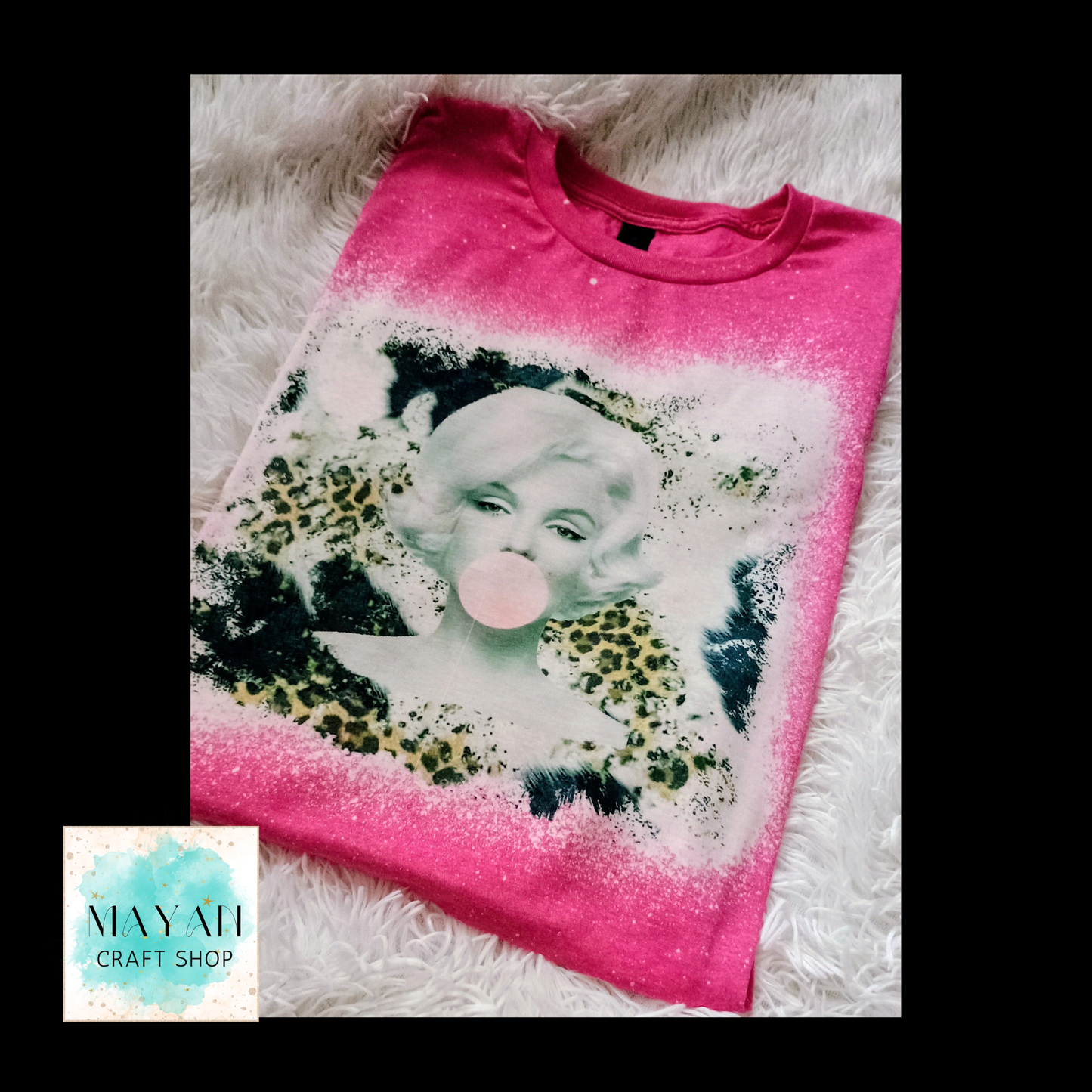 Vintage Marilyn Monroe Bleached Shirt - Mayan Craft Shop